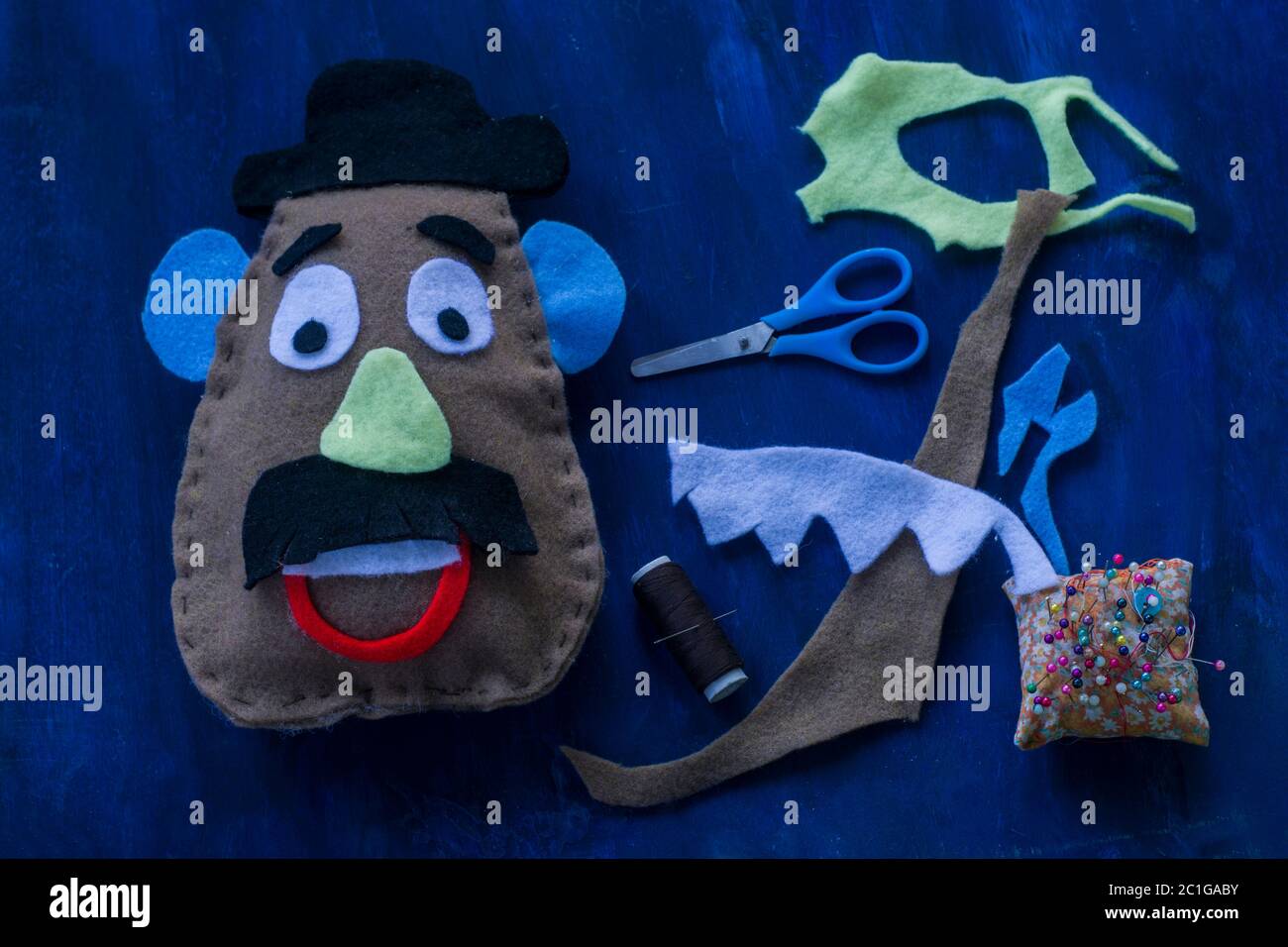 Mr potato head craft, toy story character. Craft's idea Stock Photo