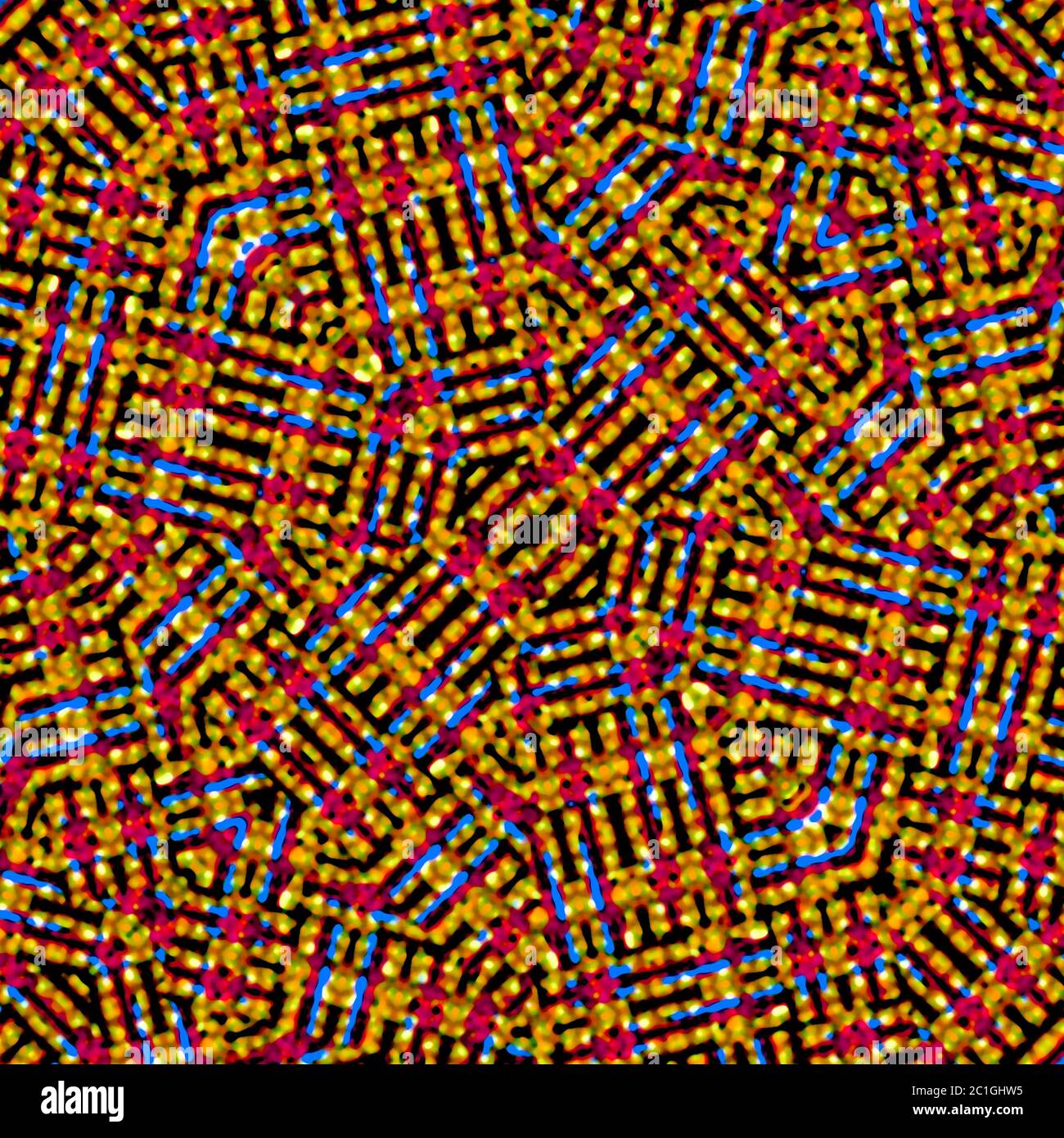 Tribal Seamless Pattern Stock Photo - Alamy