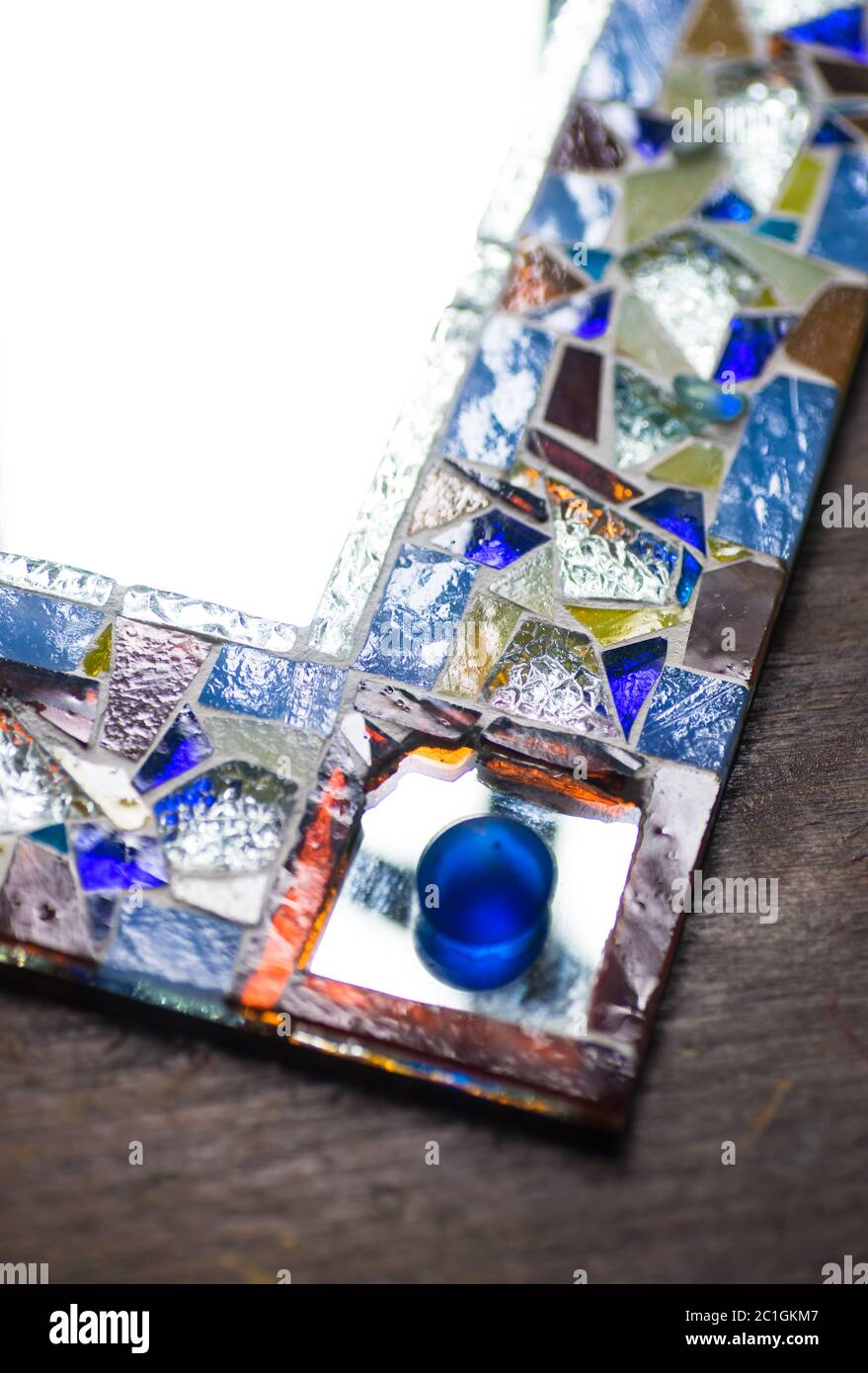 Mosaic elements in interior Stock Photo Alamy
