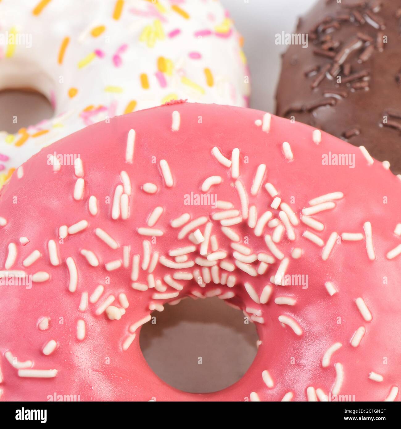 Fresh donut with sugar glaze Stock Photo - Alamy