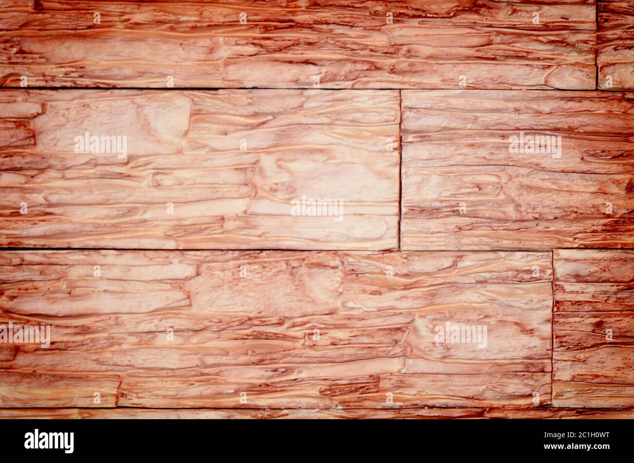 Wall from a white brick closeup Stock Photo