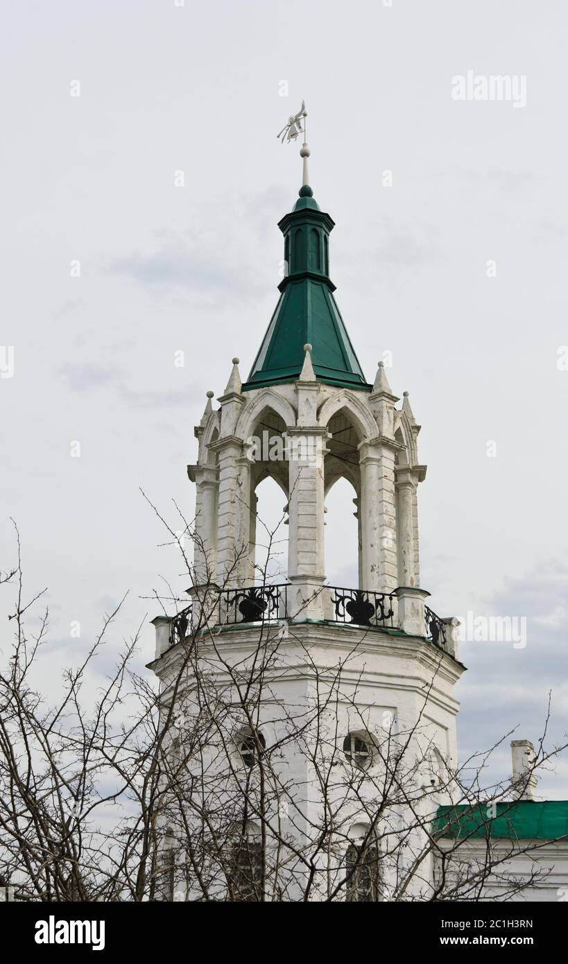 Beautiful tower in Spasso-Yakovlevsky Monastery in Rostov Veliky, Russia Stock Photo