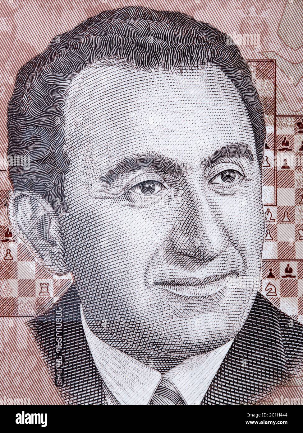 Tigran Petrosian a portrait Stock Photo