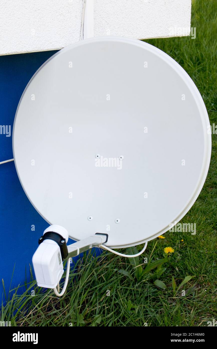 satellite dish Stock Photo