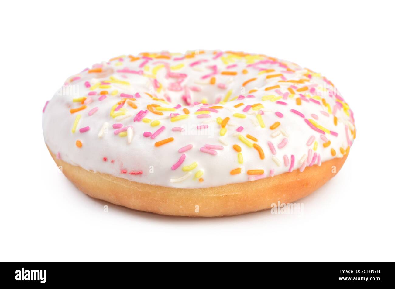 Fresh donut with sugar glaze Stock Photo - Alamy