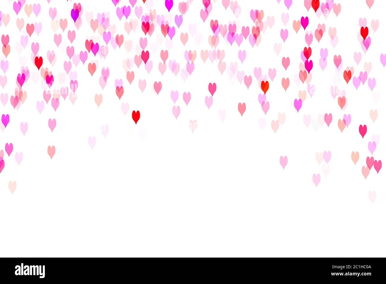 Heart shape Valentine day background Stock Photo
