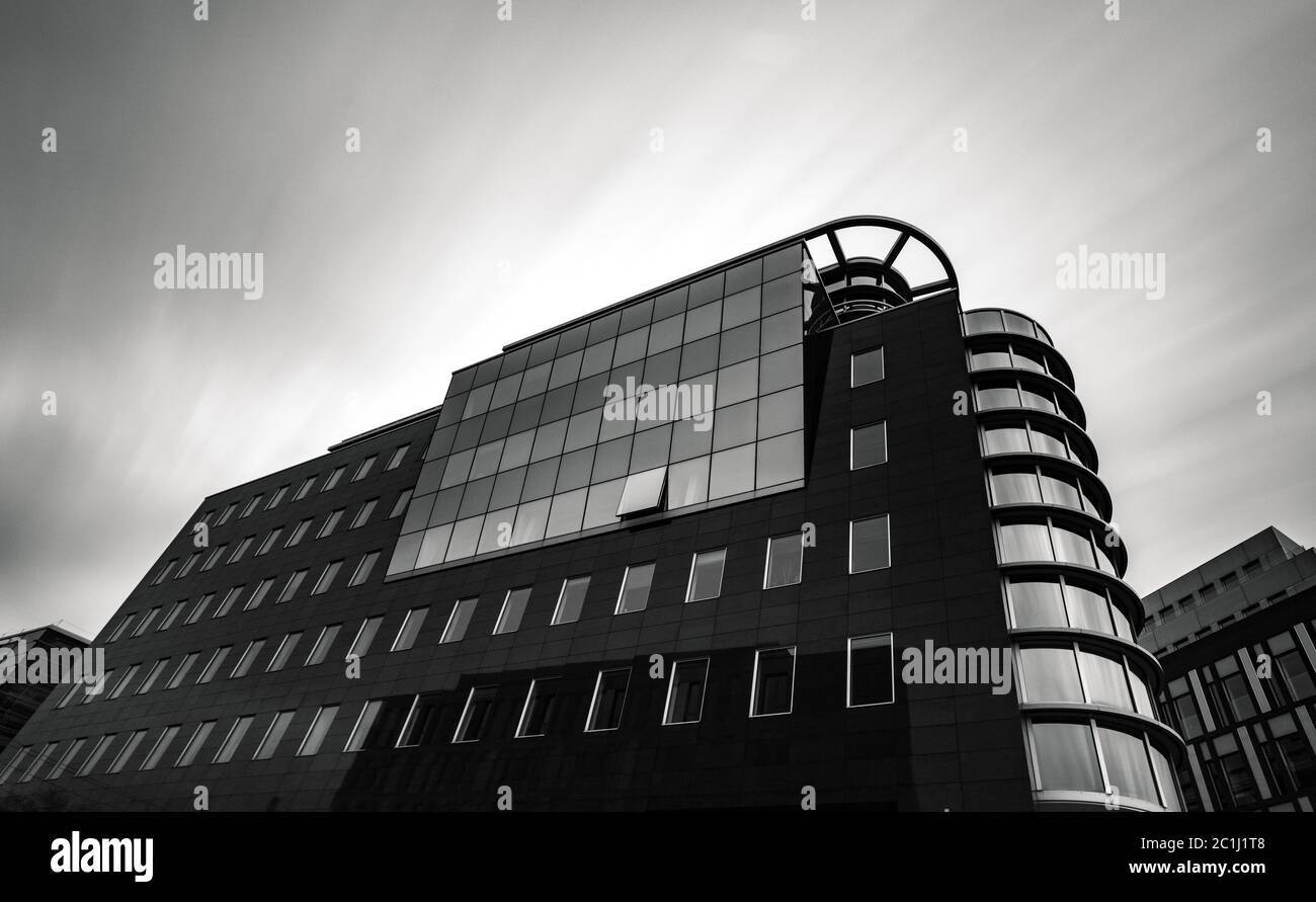 Office building Spree Eck Stock Photo