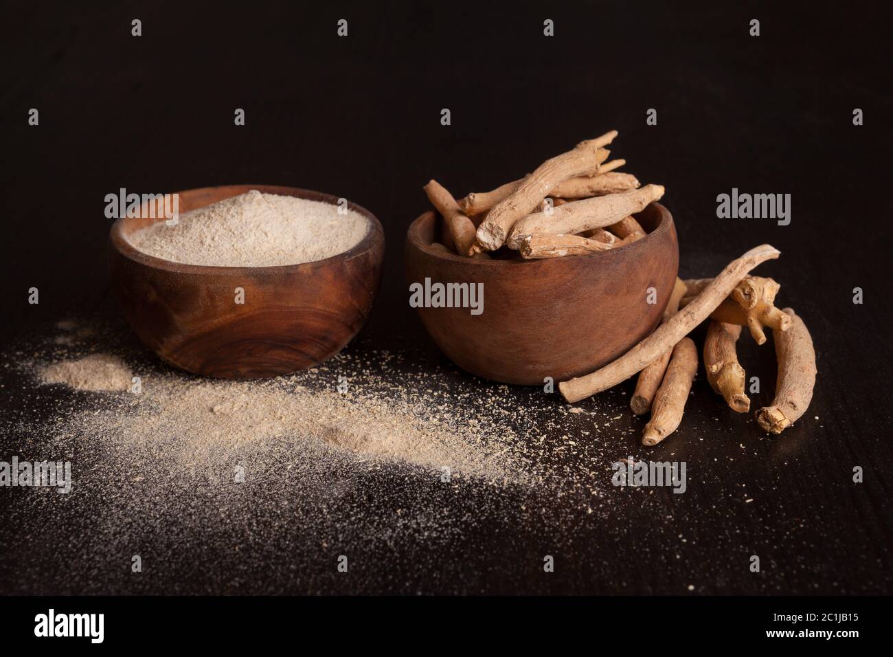 Ashwagandha supplement. Ayurvedic medicine Stock Photo Alamy