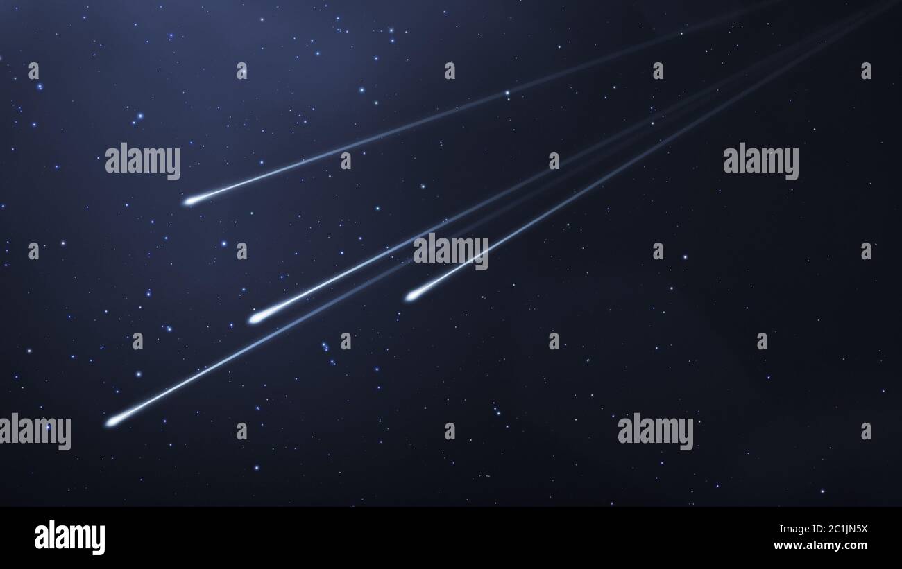 Comet shooting star in space hires stock photography and images Alamy