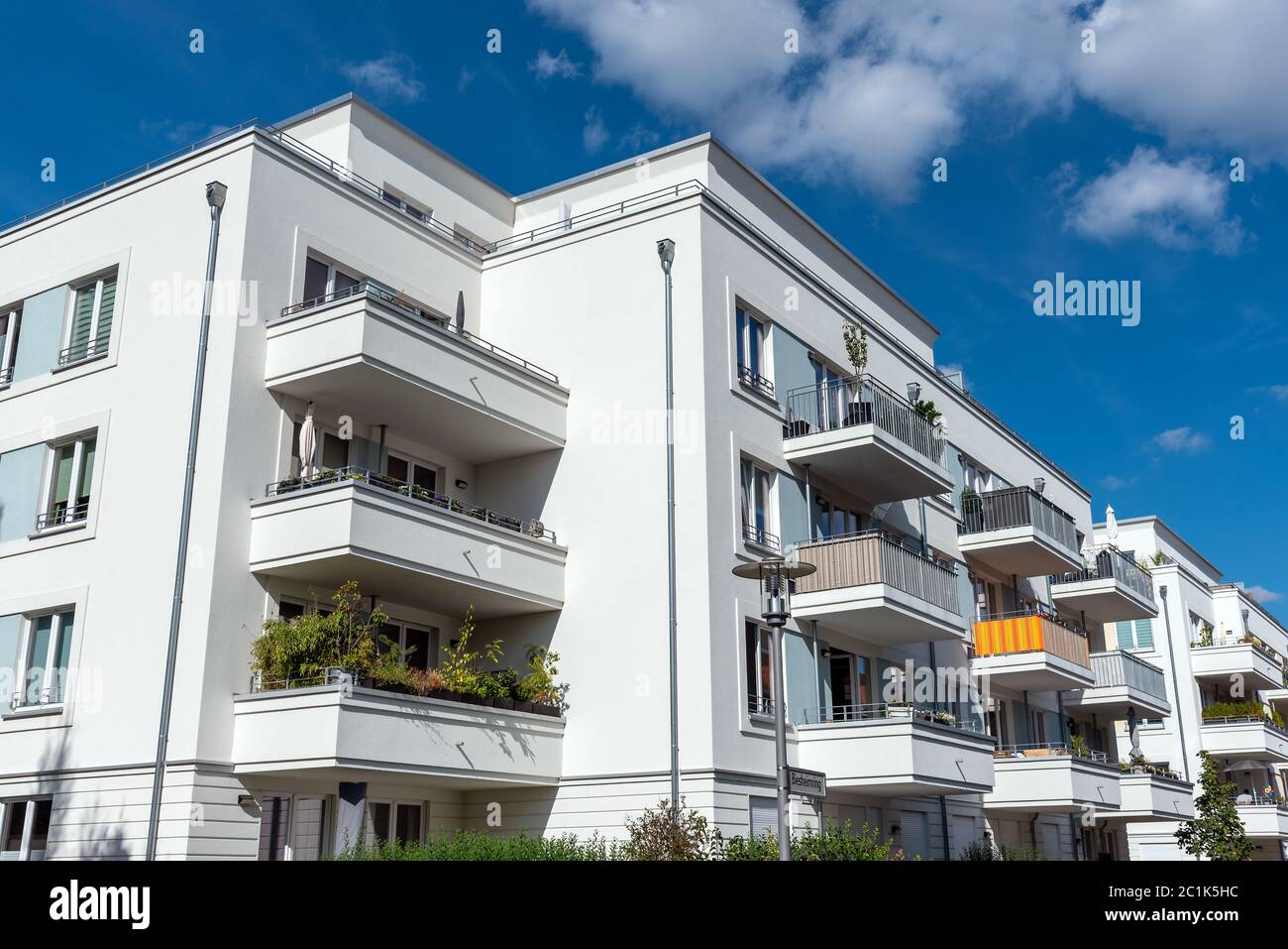 Modern apartment buildings seen in Berlin, Germany Stock Photo Alamy