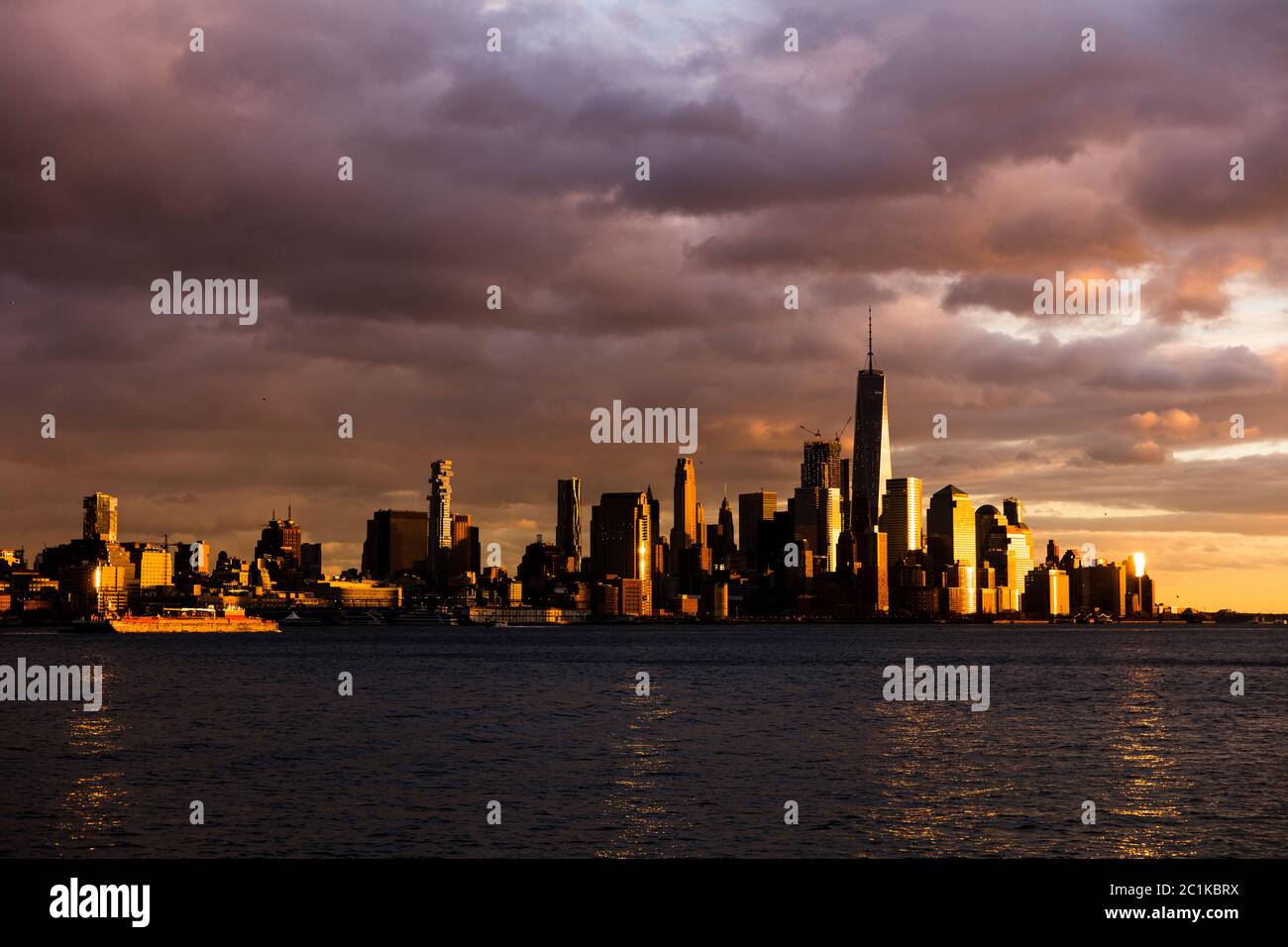 New york city beautiful sunset hires stock photography and images Alamy