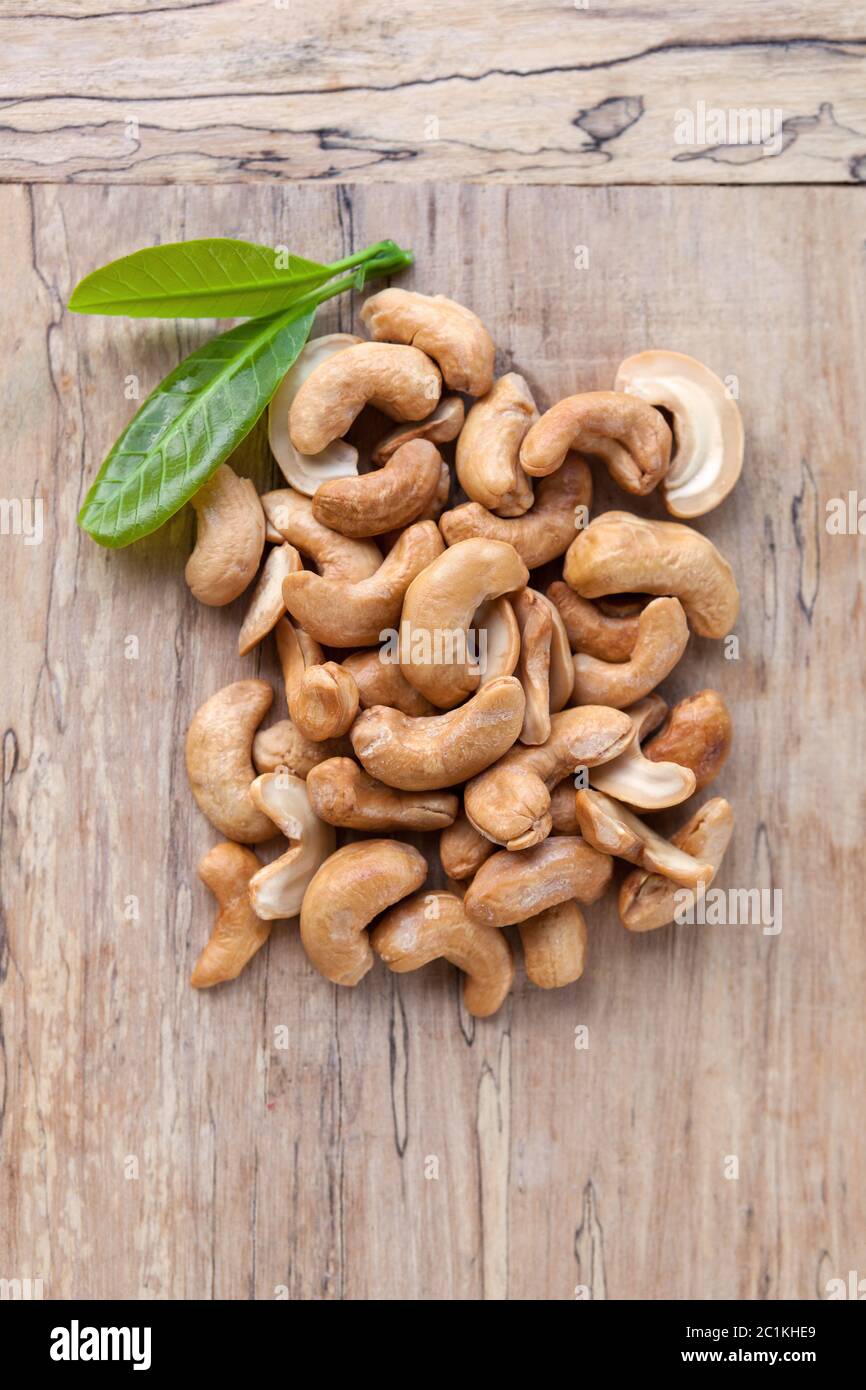 Group of Roasted cashew nuts Stock Photo Alamy