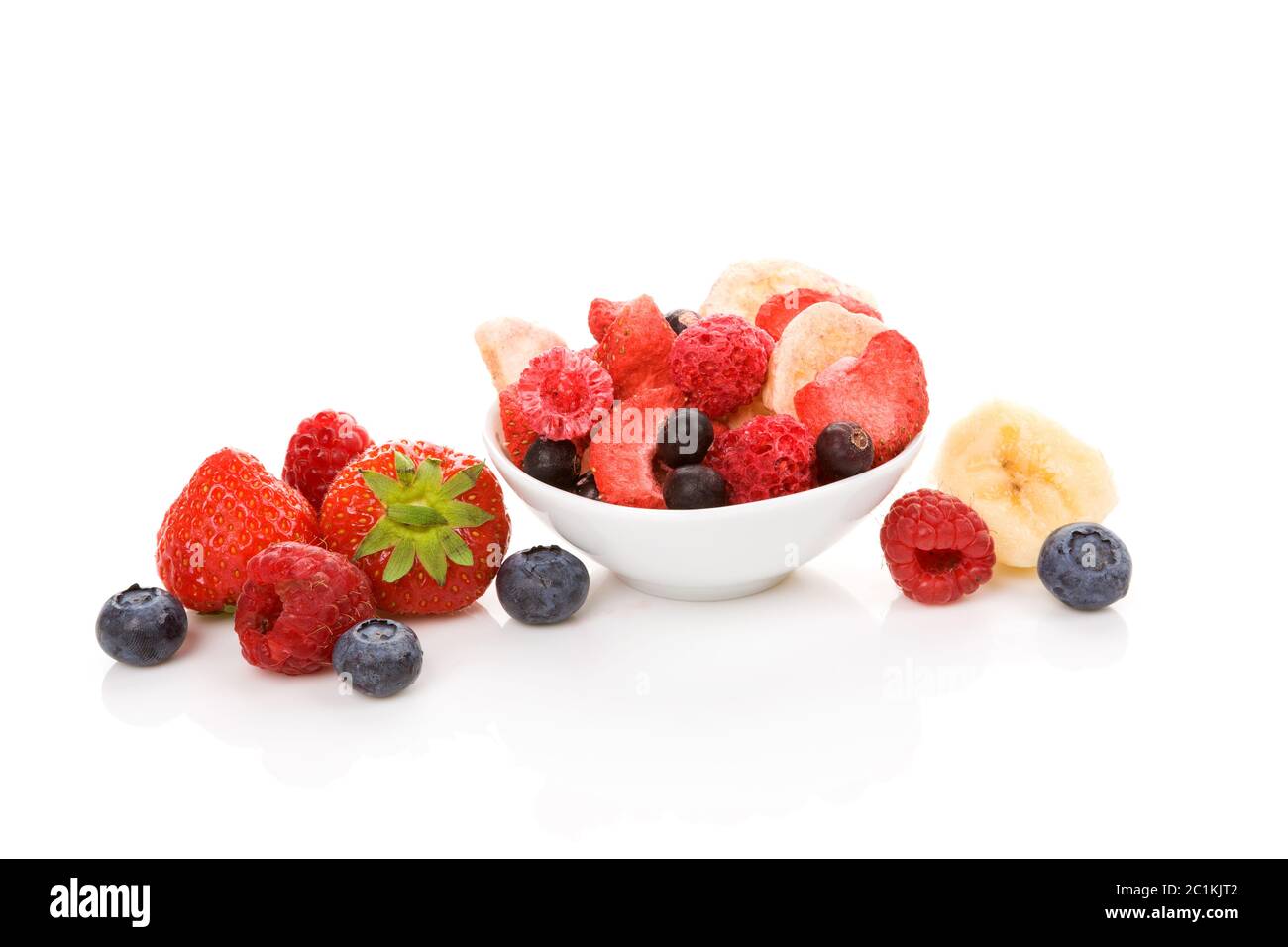 Freeze dried fruits. Stock Photo