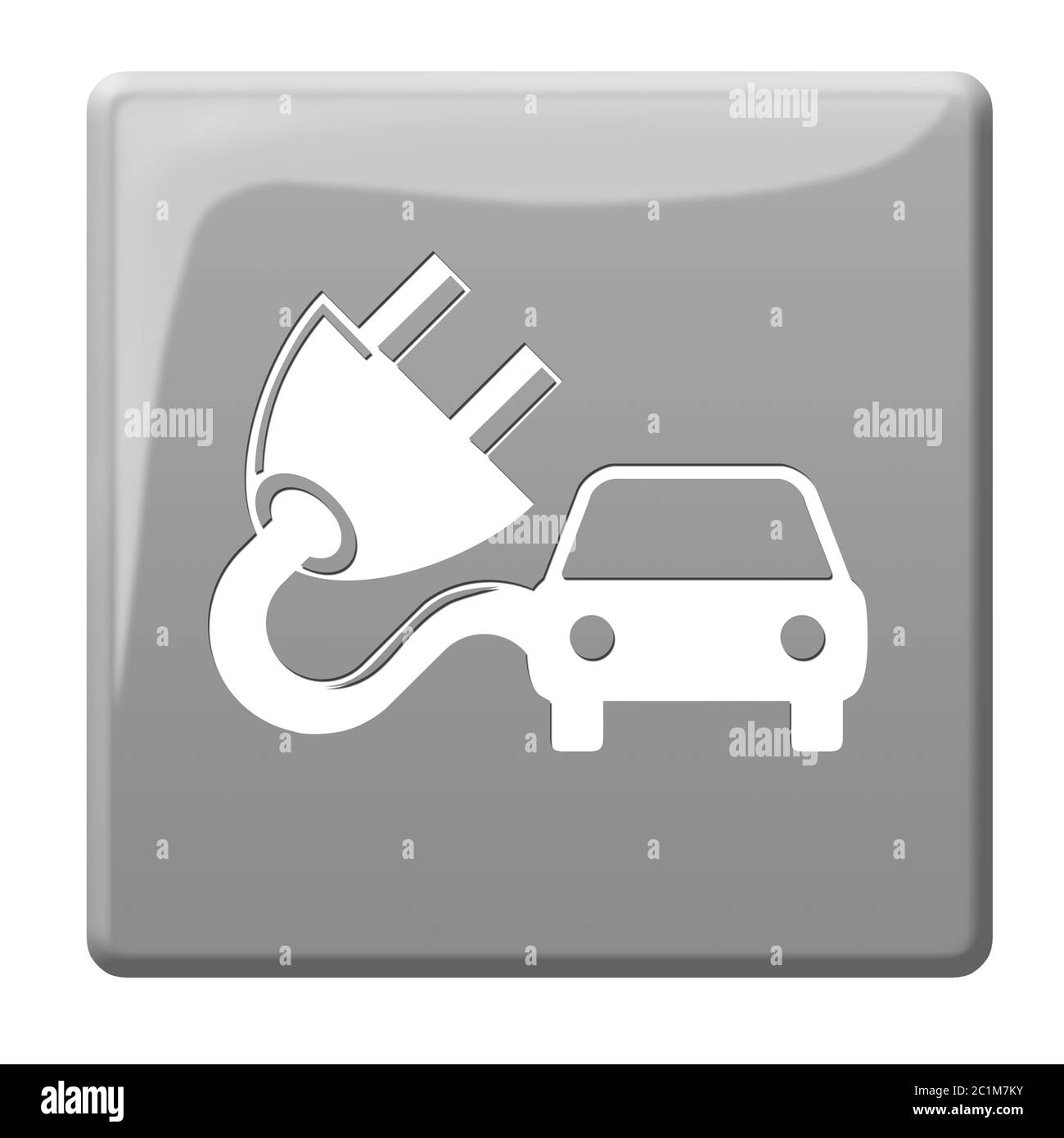 electric car symbol icon Stock Photo Alamy