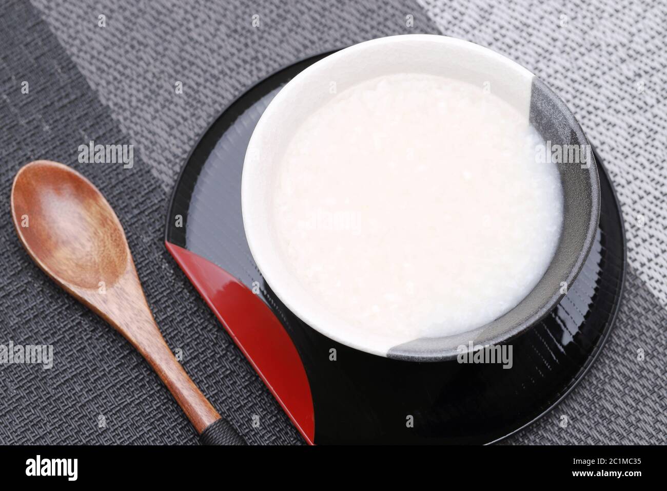 Drink of Japanese sweet alcohol drink made from sake lees (amazake