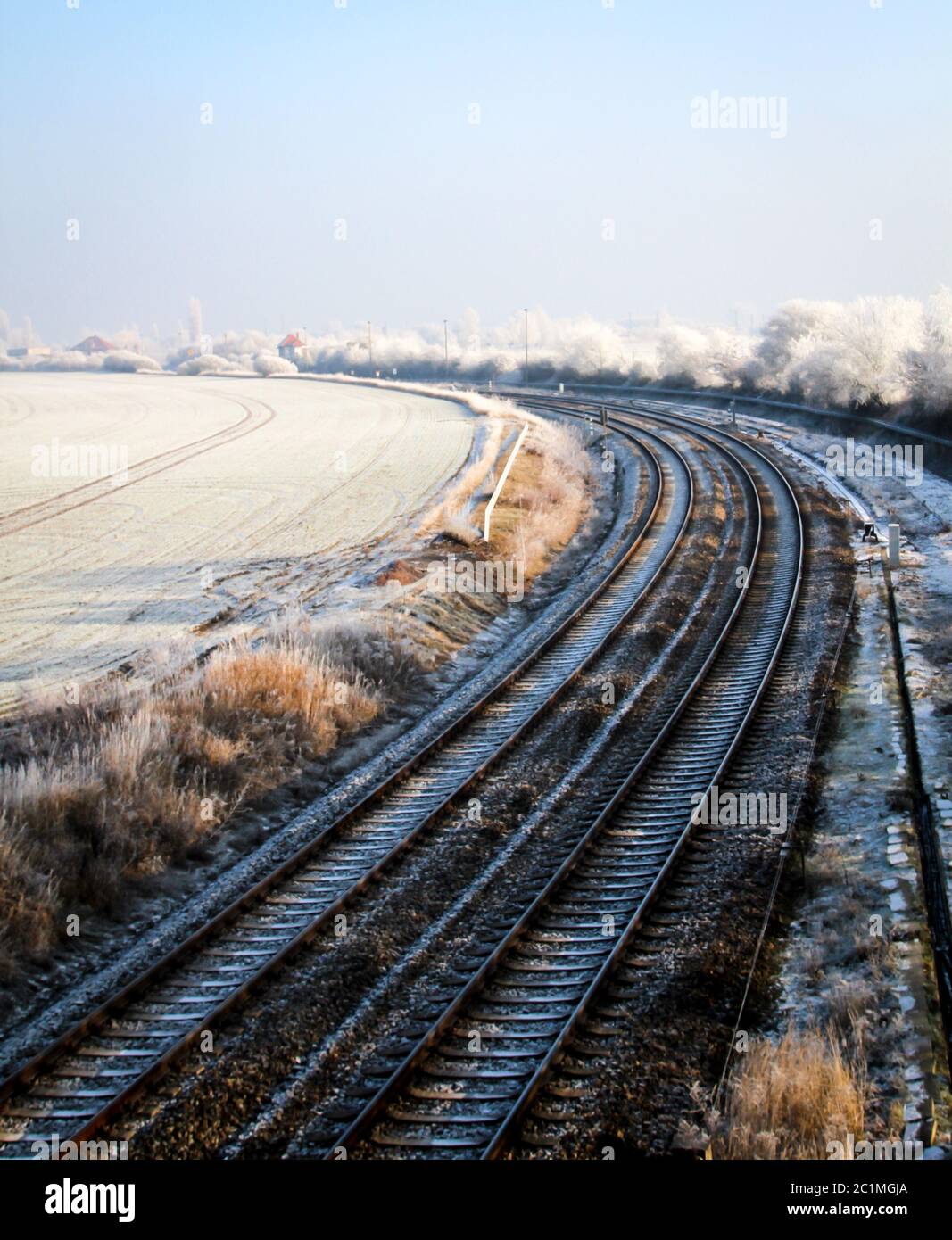these are details of points, rails and infrastructure Stock Photo - Alamy