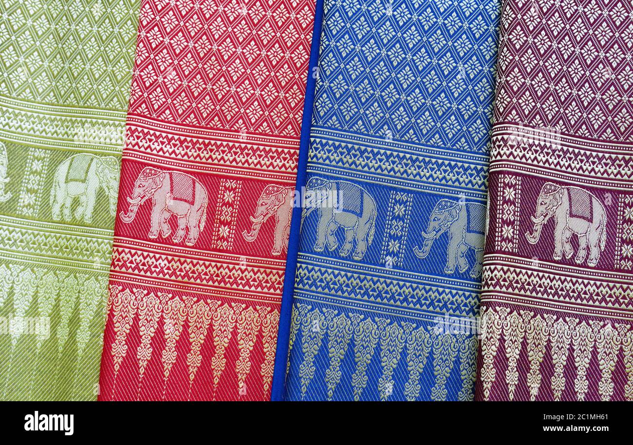 Traditional vietnamese textile Stock Photo Alamy