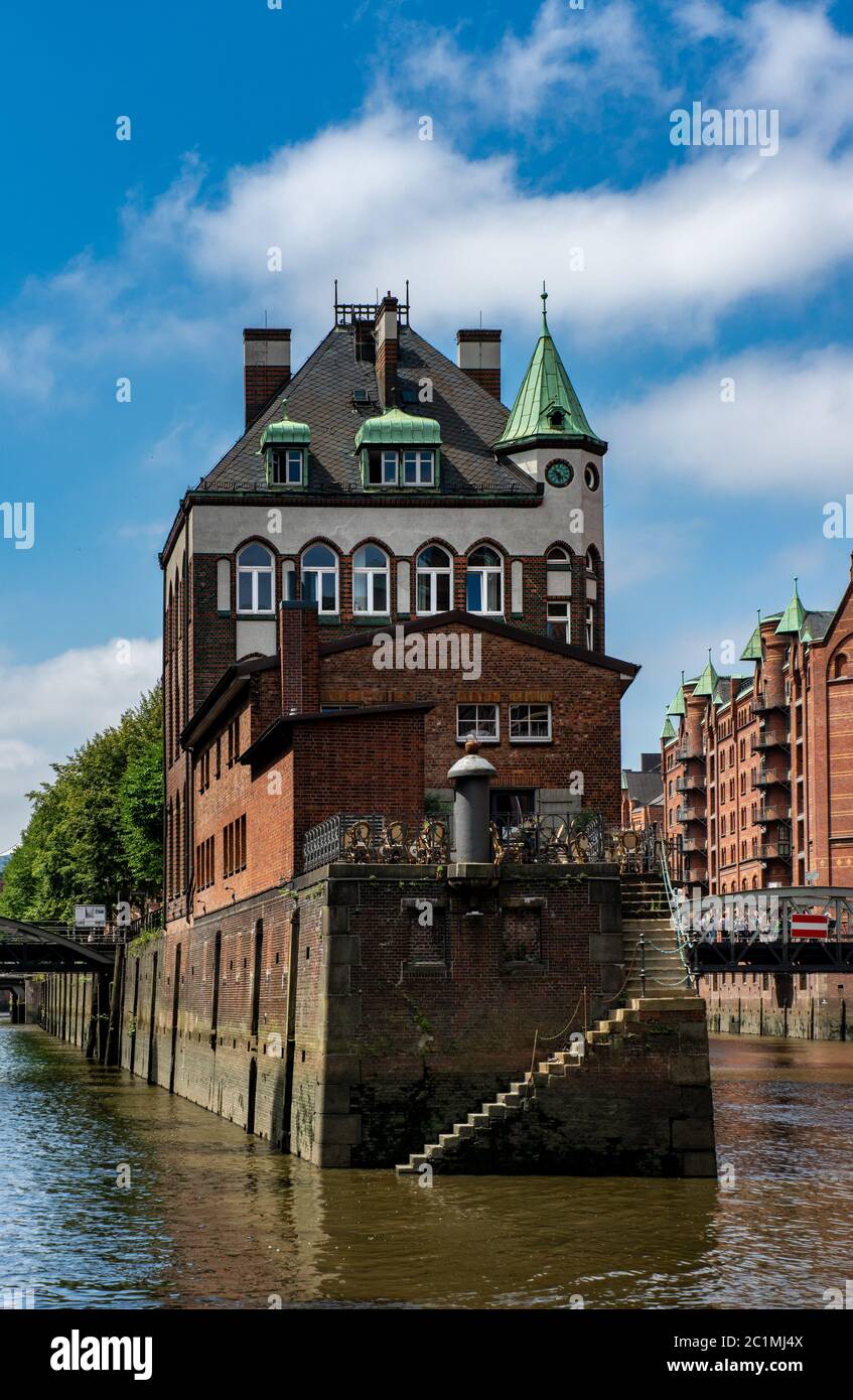 Hamburg Moated Castle Stock Photo - Alamy