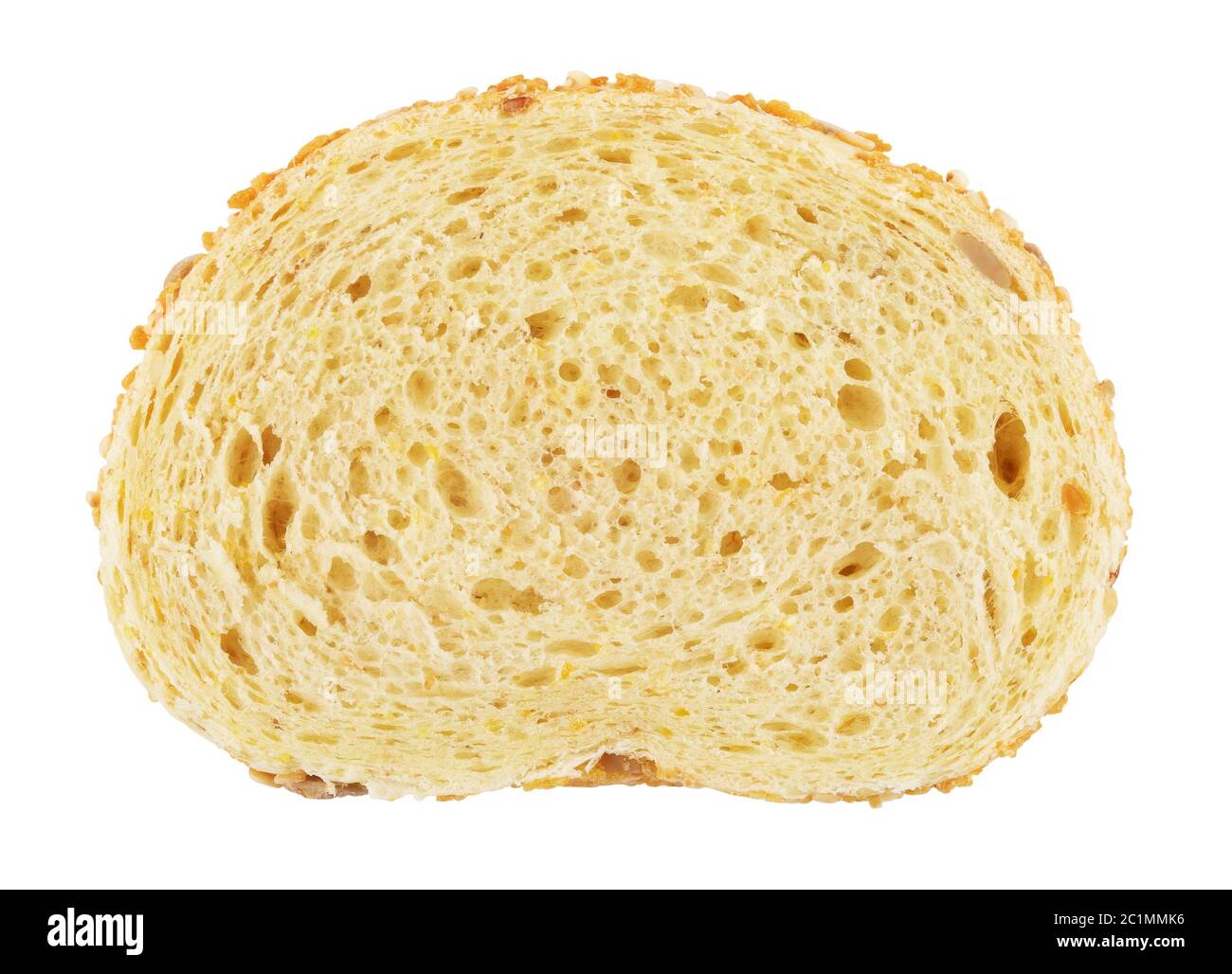 Corn Bread Slice Stock Photo