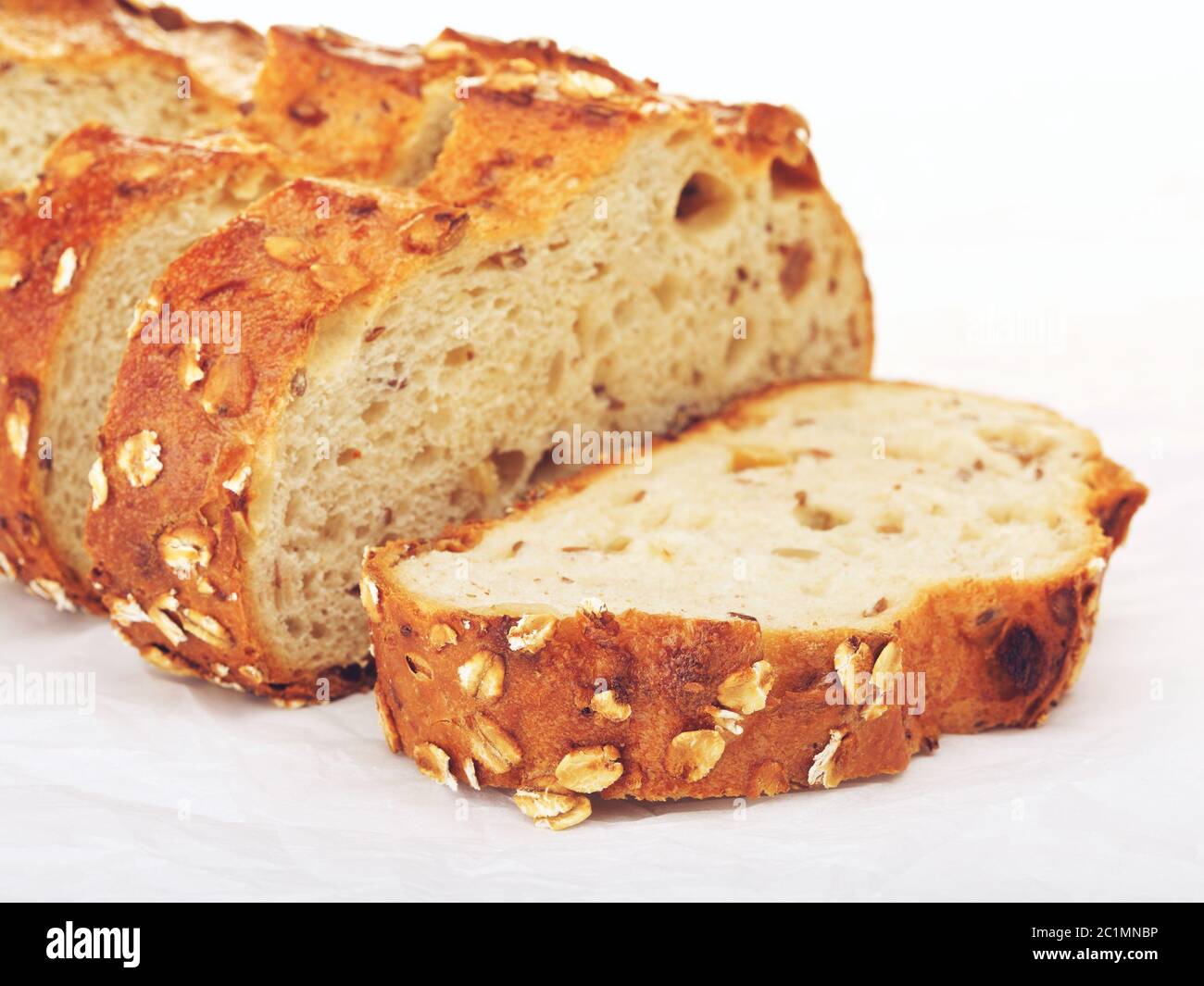 Wholegrain Bread With Oats And Nuts Stock Photo Alamy