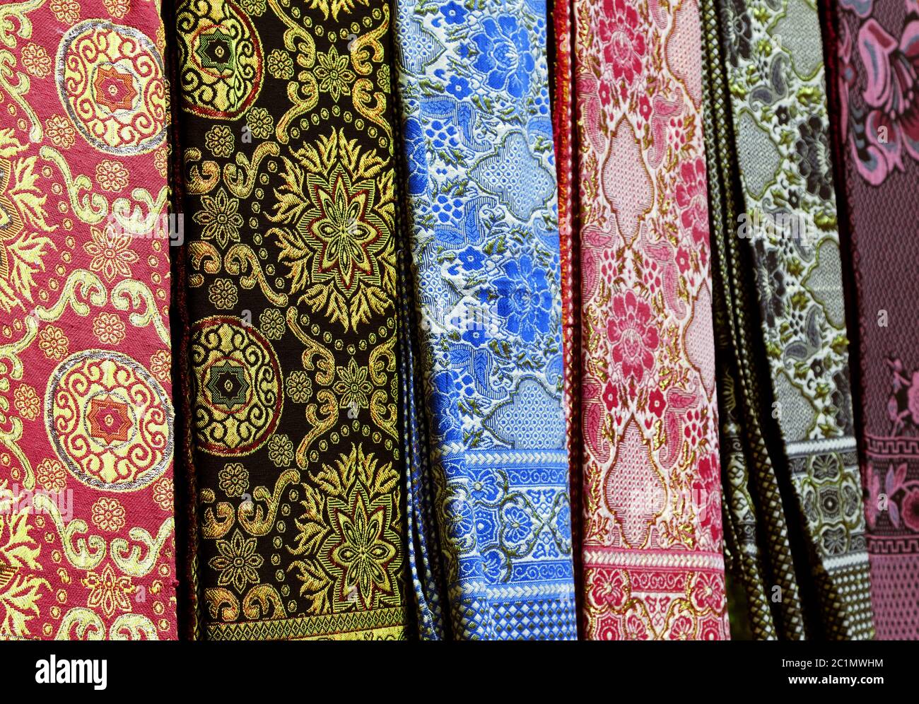 Traditional vietnamese textile Stock Photo