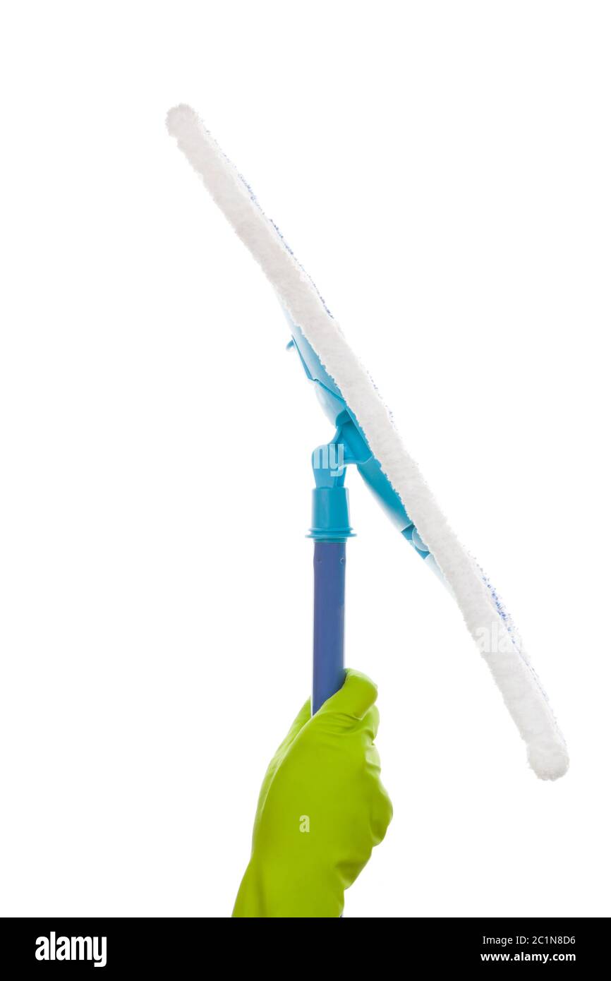 Microfiber mop isolated Stock Photo Alamy