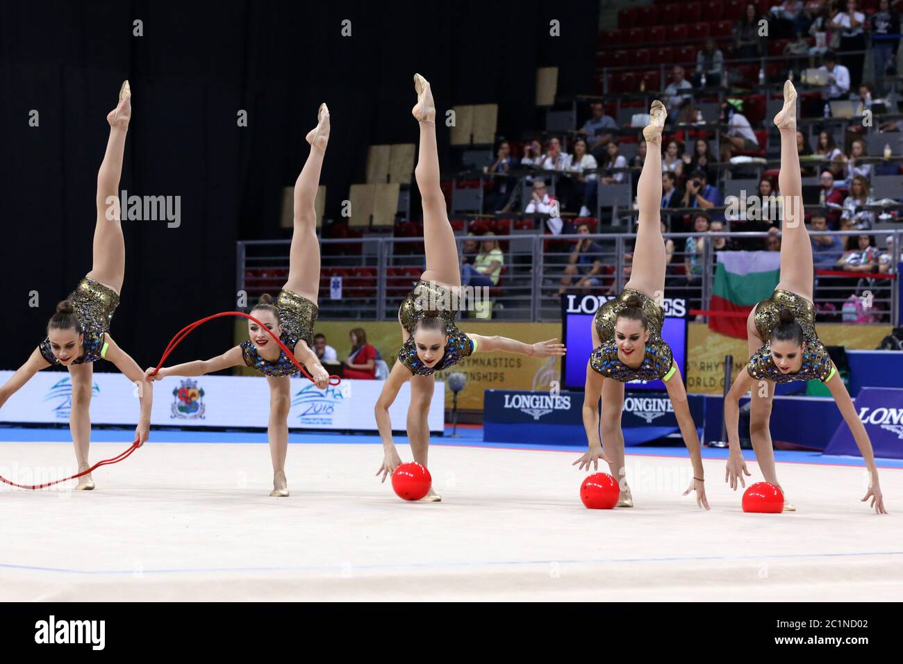 Team Ukraine Rhythmic Gymnastics Stock Photo Alamy