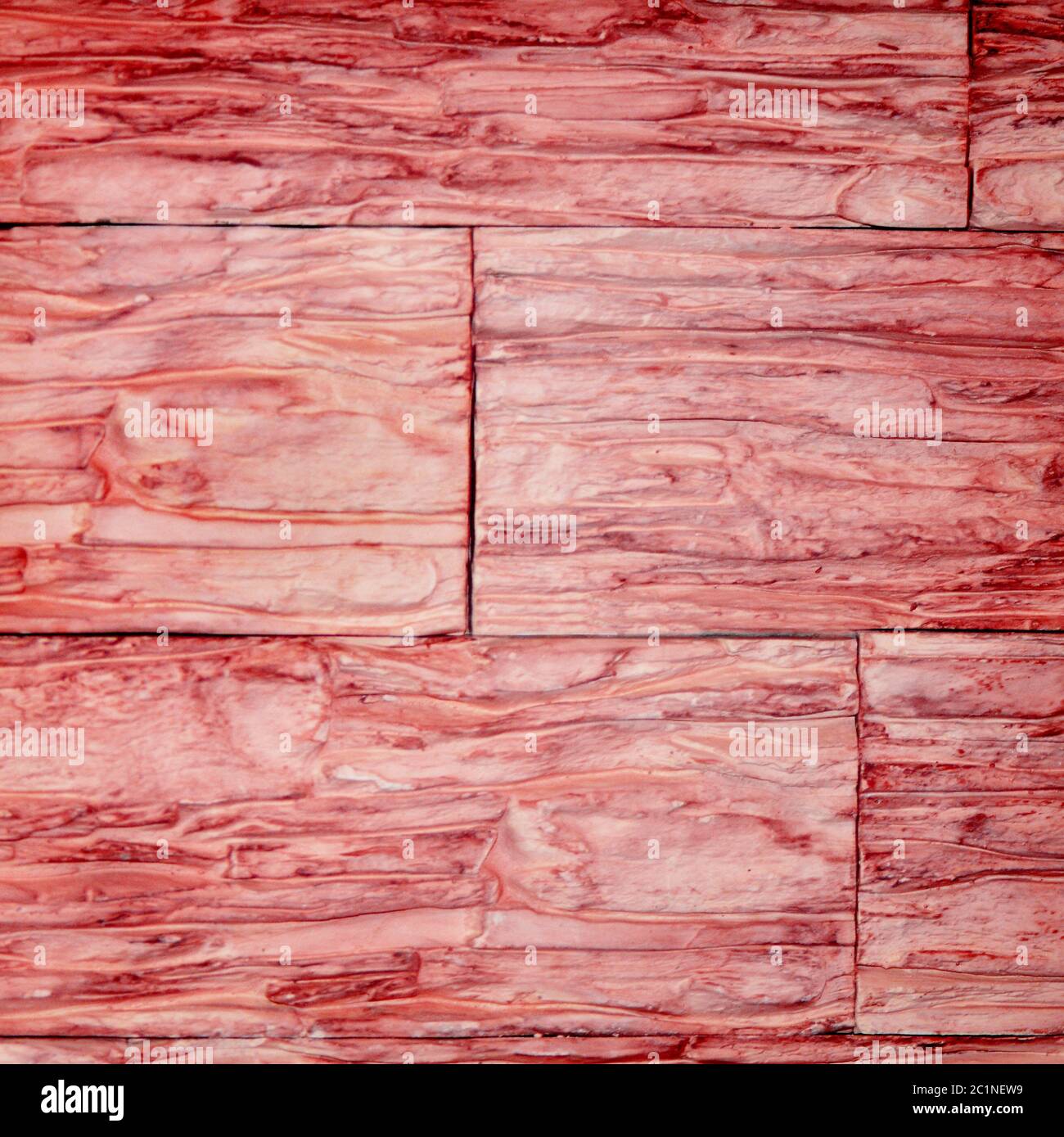 Wall from a white brick closeup Stock Photo
