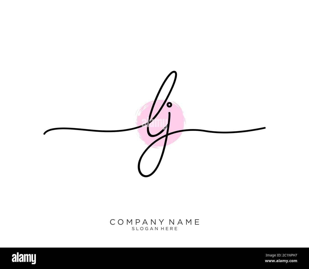 Letter lj logo Cut Out Stock Images & Pictures - Alamy