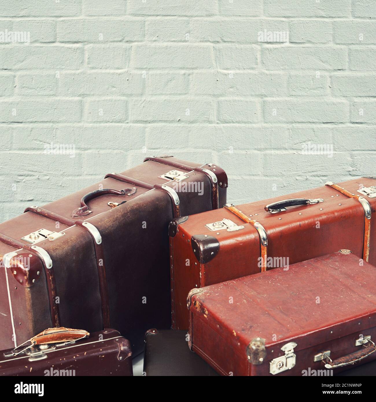 1,859 Leather Suitcase Stock Photos, High-Res Pictures, and Images