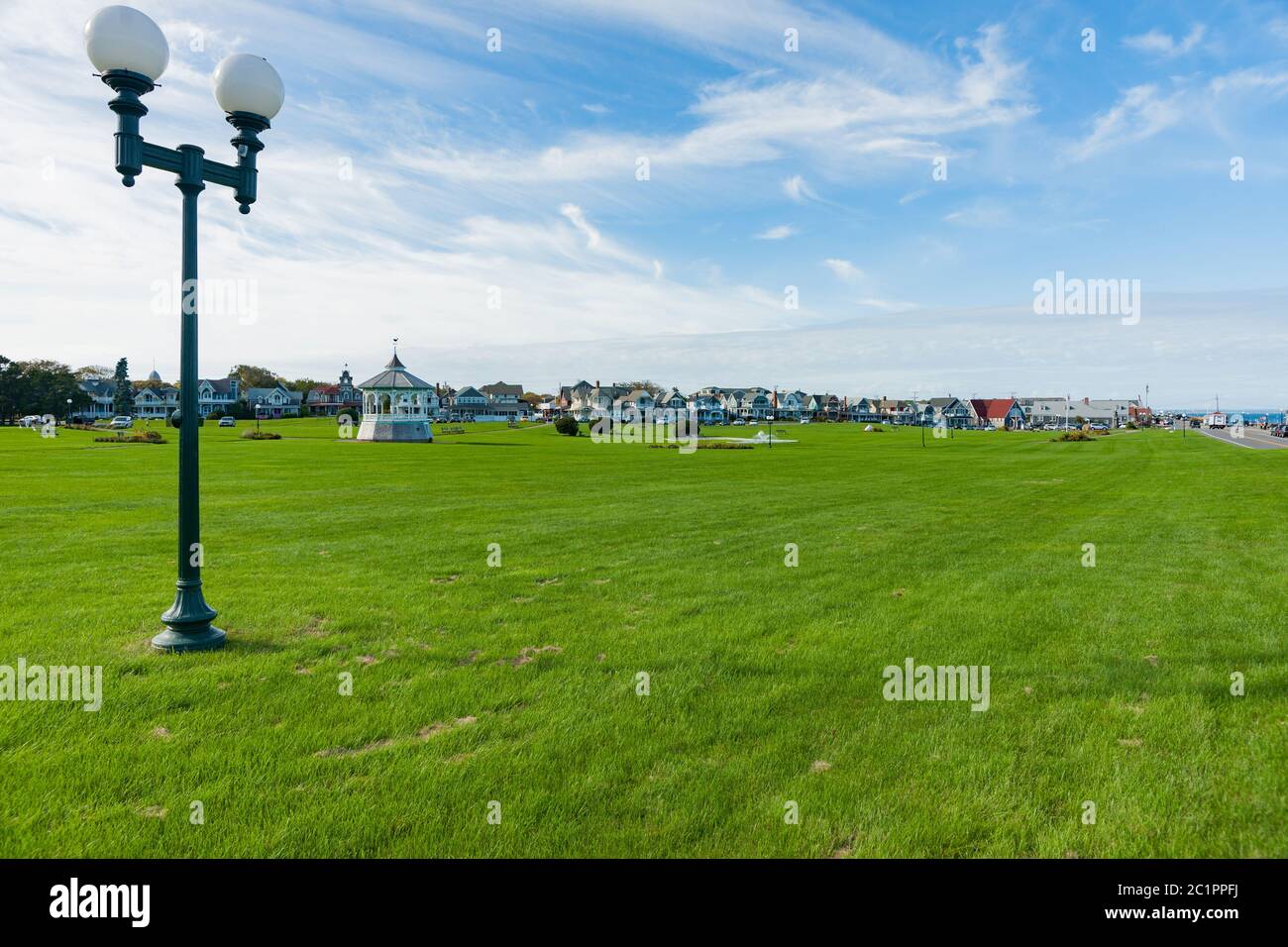 Ocean Park in Oak Bluffs, Martha s Vineyard, with the rotunda in park