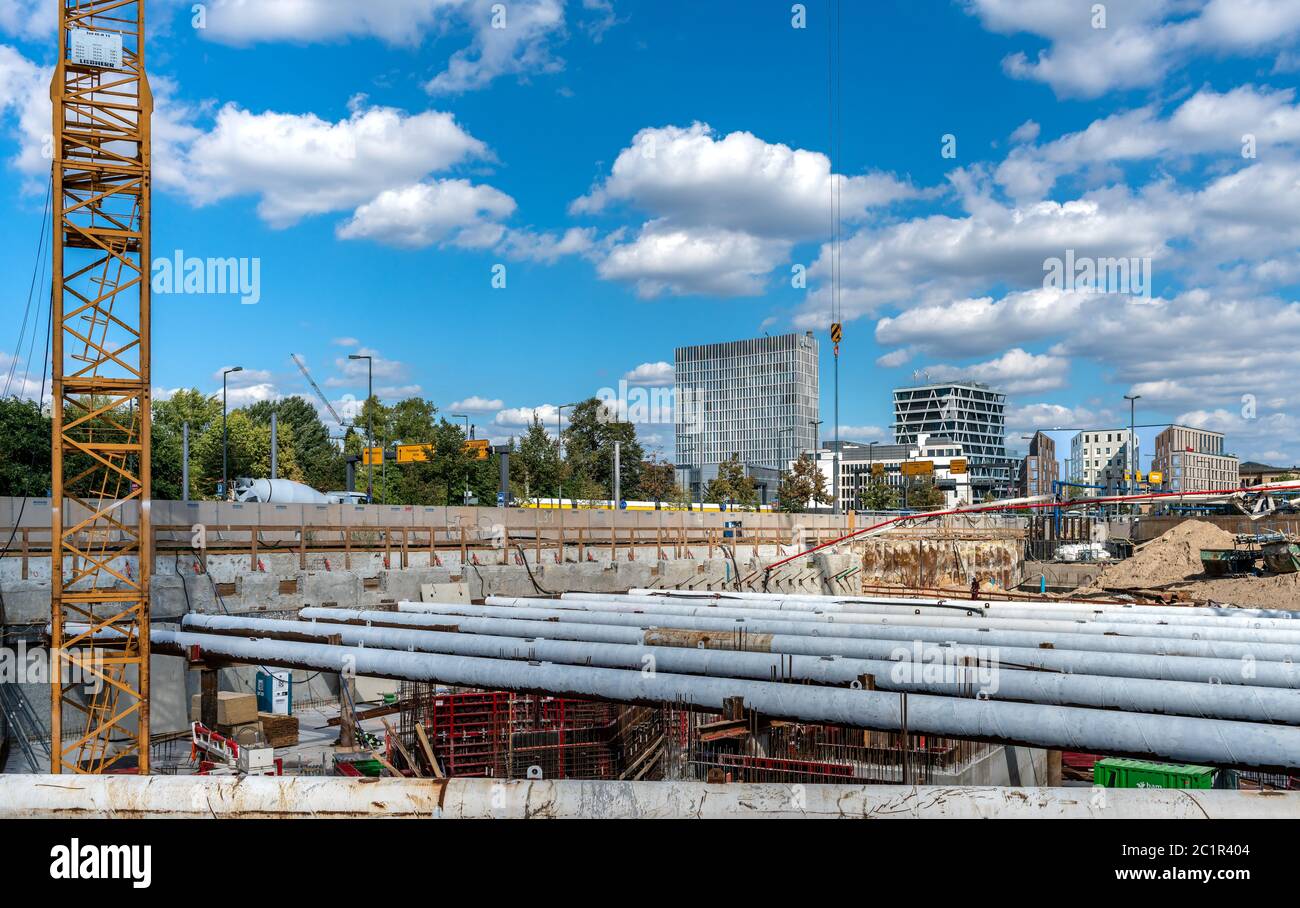 Civil engineering in Berlin Stock Photo Alamy