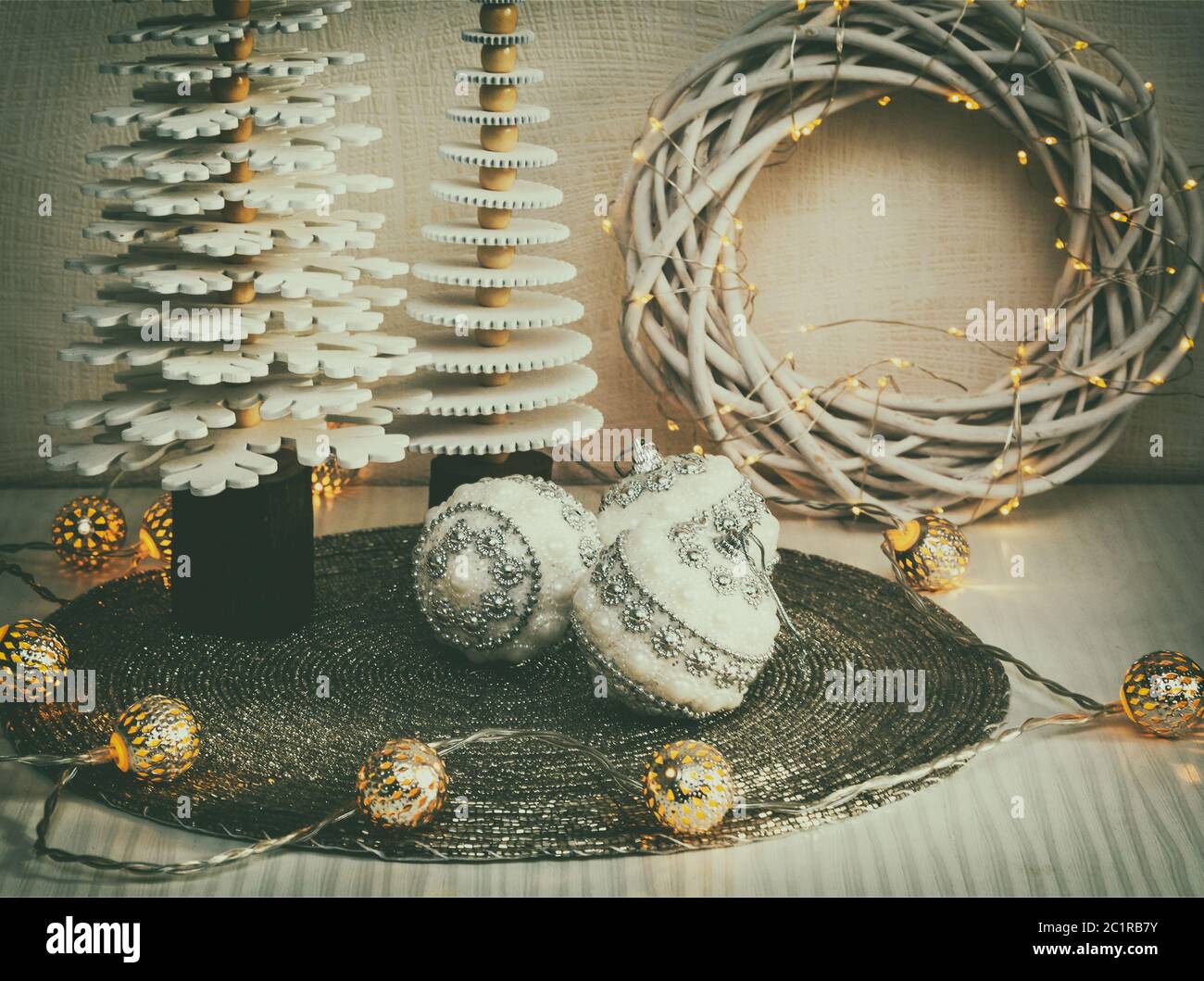 creative Christmas compositions Stock Photo