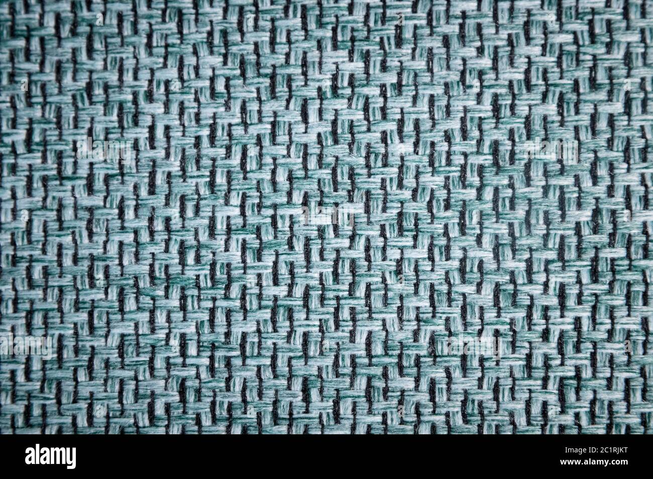 Textured background surface of textile upholstery furniture close-up. gray blue Color fabric structure Stock Photo