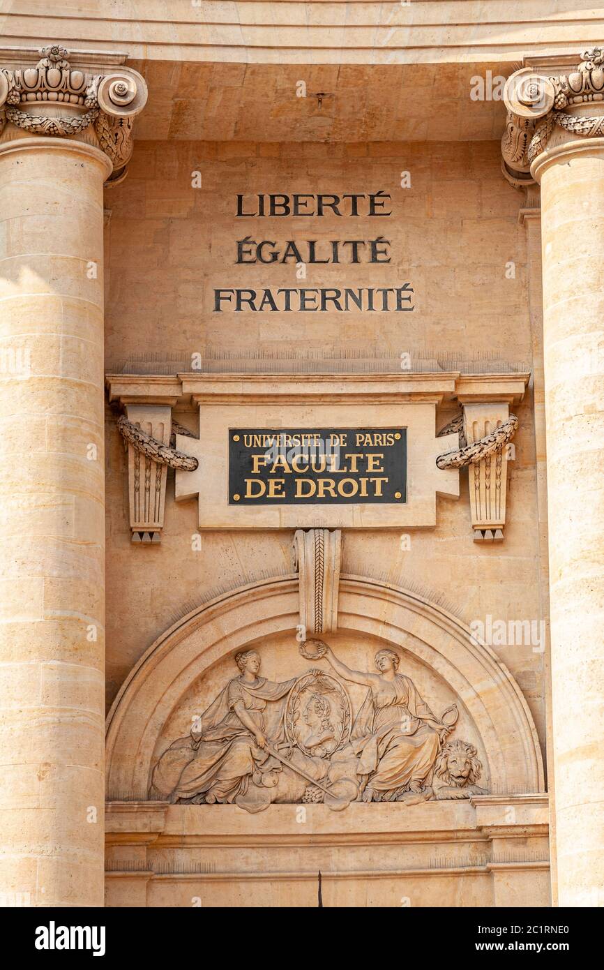 Pantheon monument, Paris, France Stock Photo