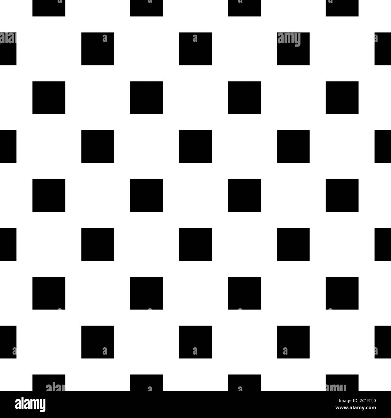 vector black white seamless pattern square, quadratic Stock Vector