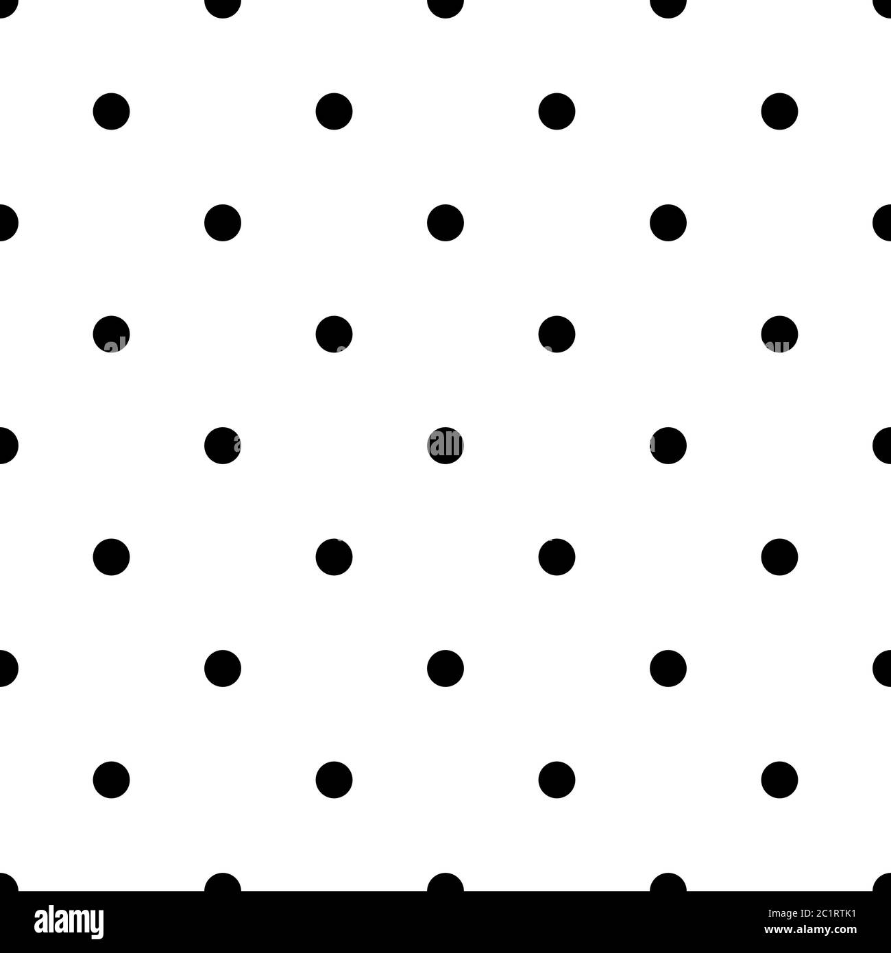 vector black white seamless pattern polka dot Stock Vector Image & Art ...