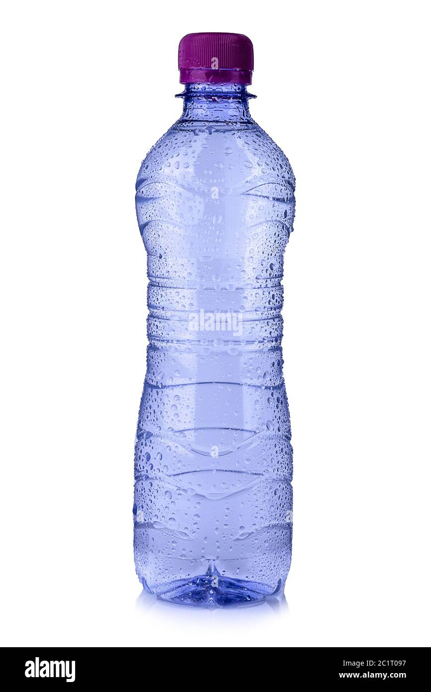 Empty blue drinking water container isolated on white background Stock  Photo - Alamy