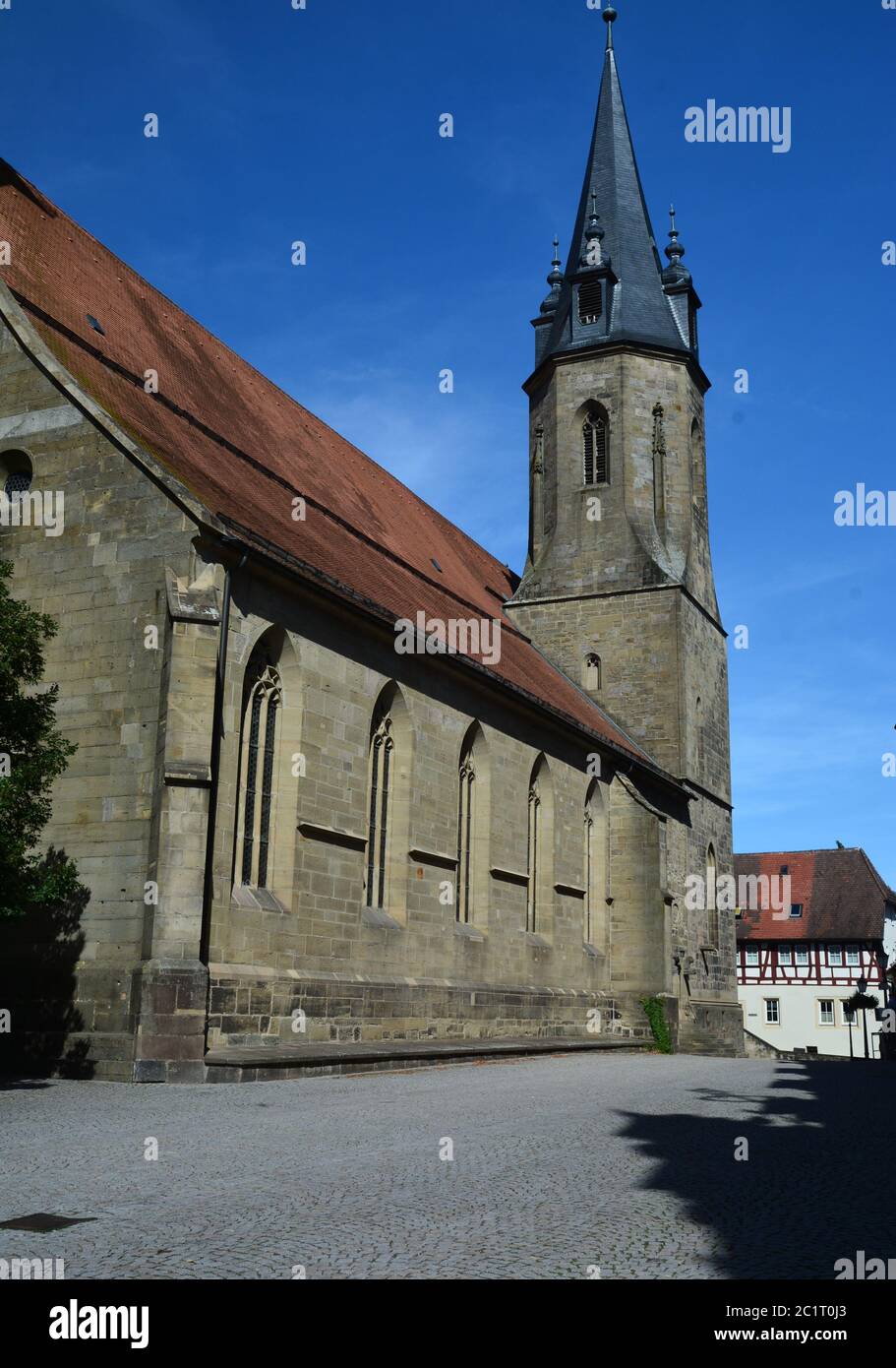 Church Oehringen Stock Photo