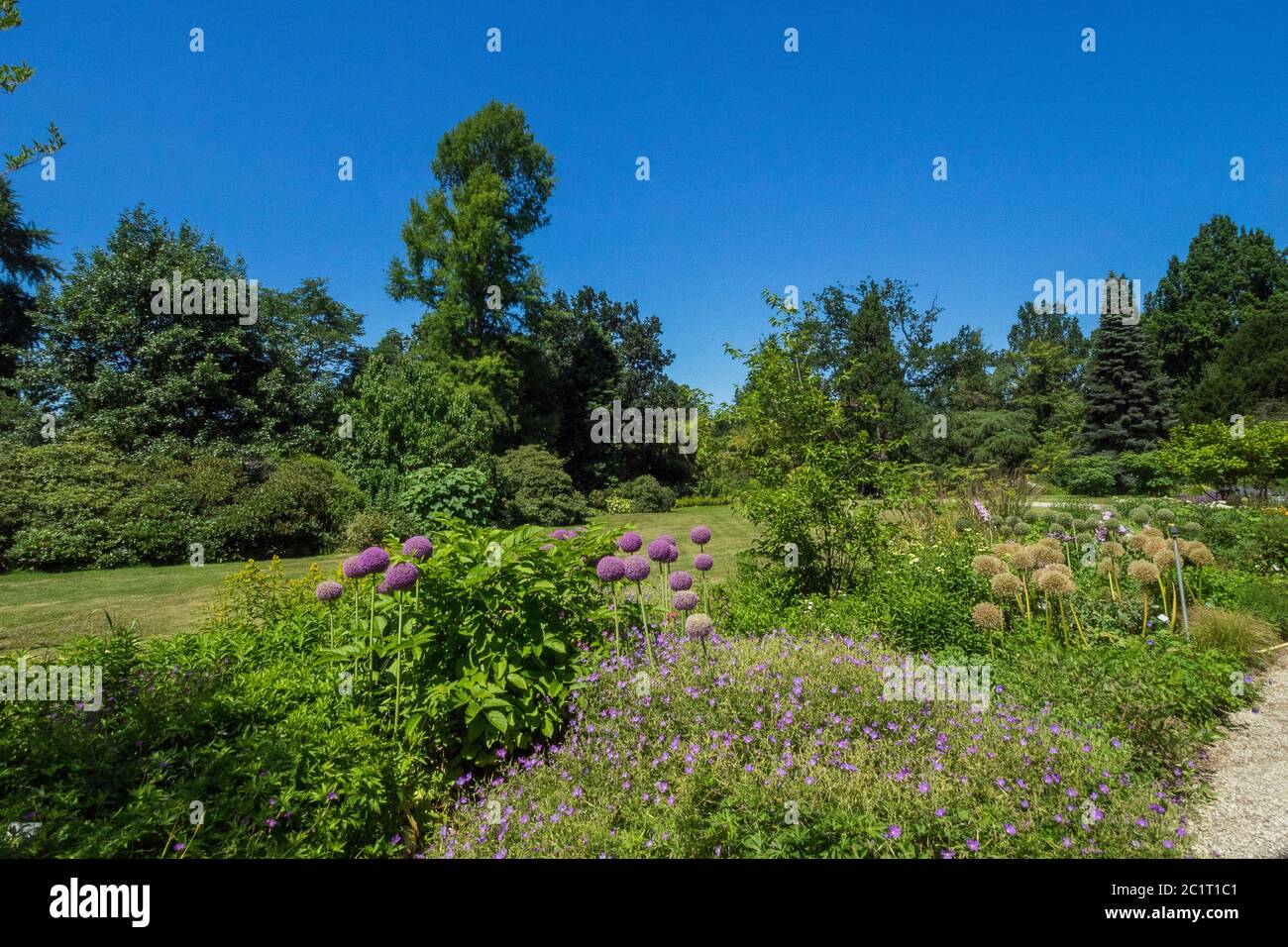 Germany, Hannover Botanical Garden in the Herrenhausen Garden Stock