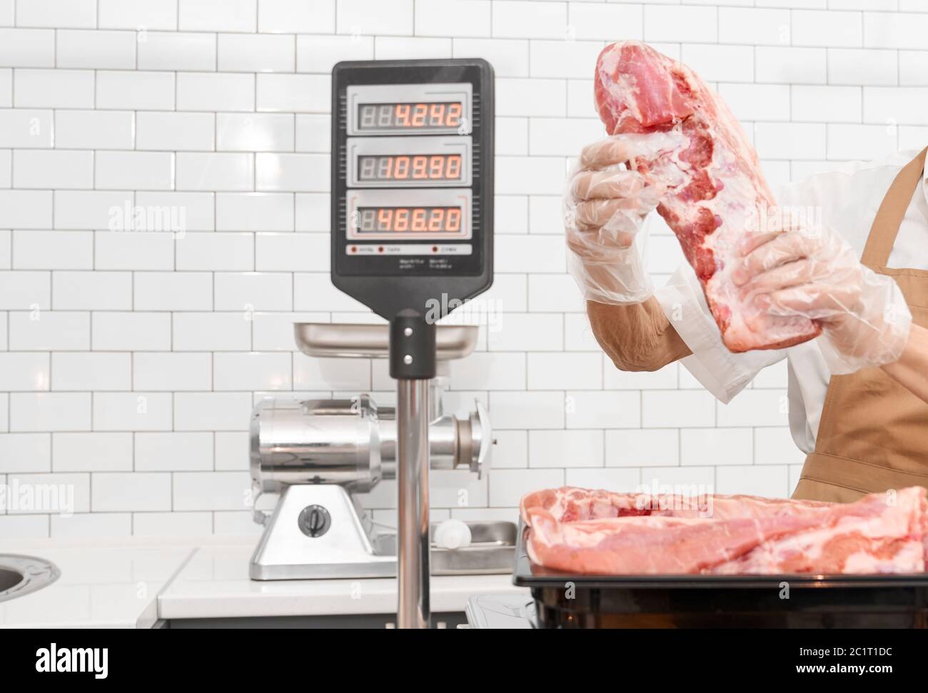 1,697 Meat Scale Stock Photos, High-Res Pictures, and Images - Getty Images