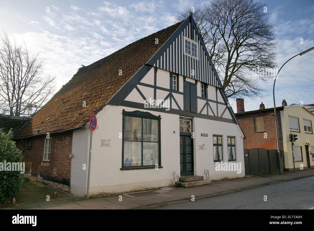 Historisches Haus in Elmshorn Stock Photo