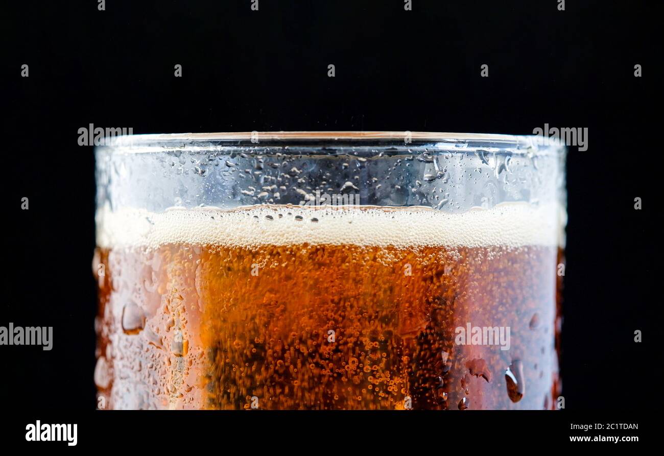 ice cube in fizzy splashing water with soda bubble Stock Photo - Alamy