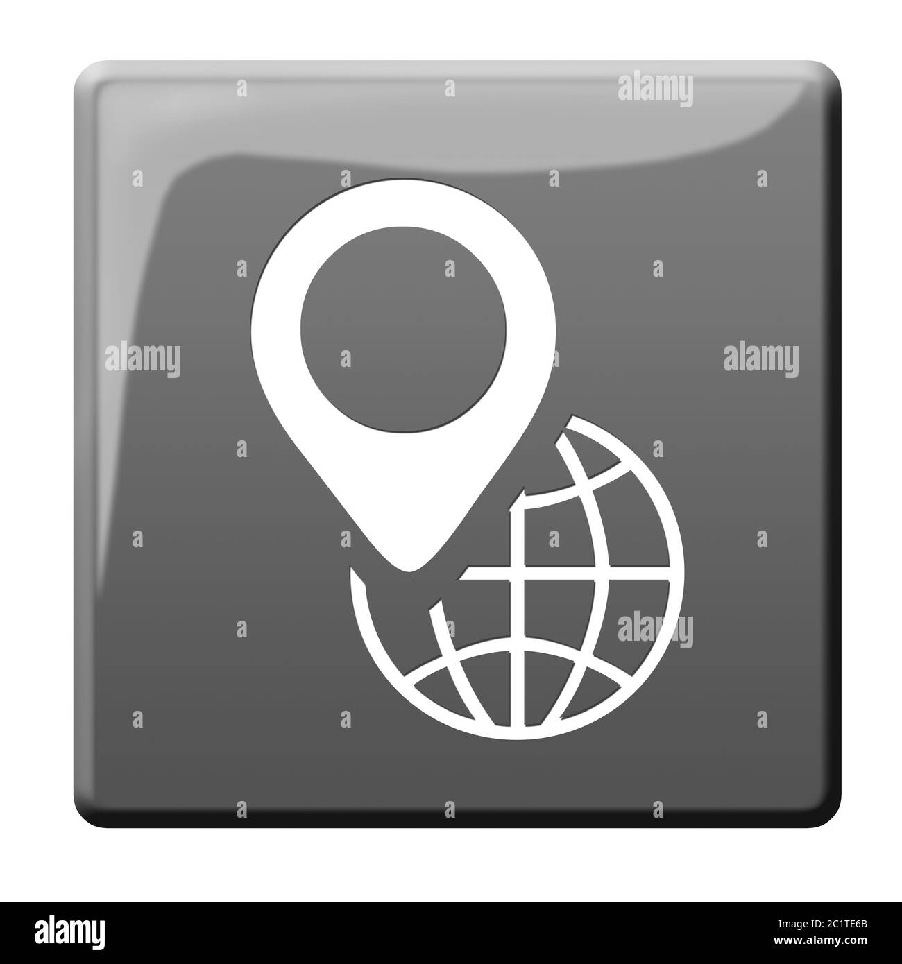 navigation - symbol button Stock Photo