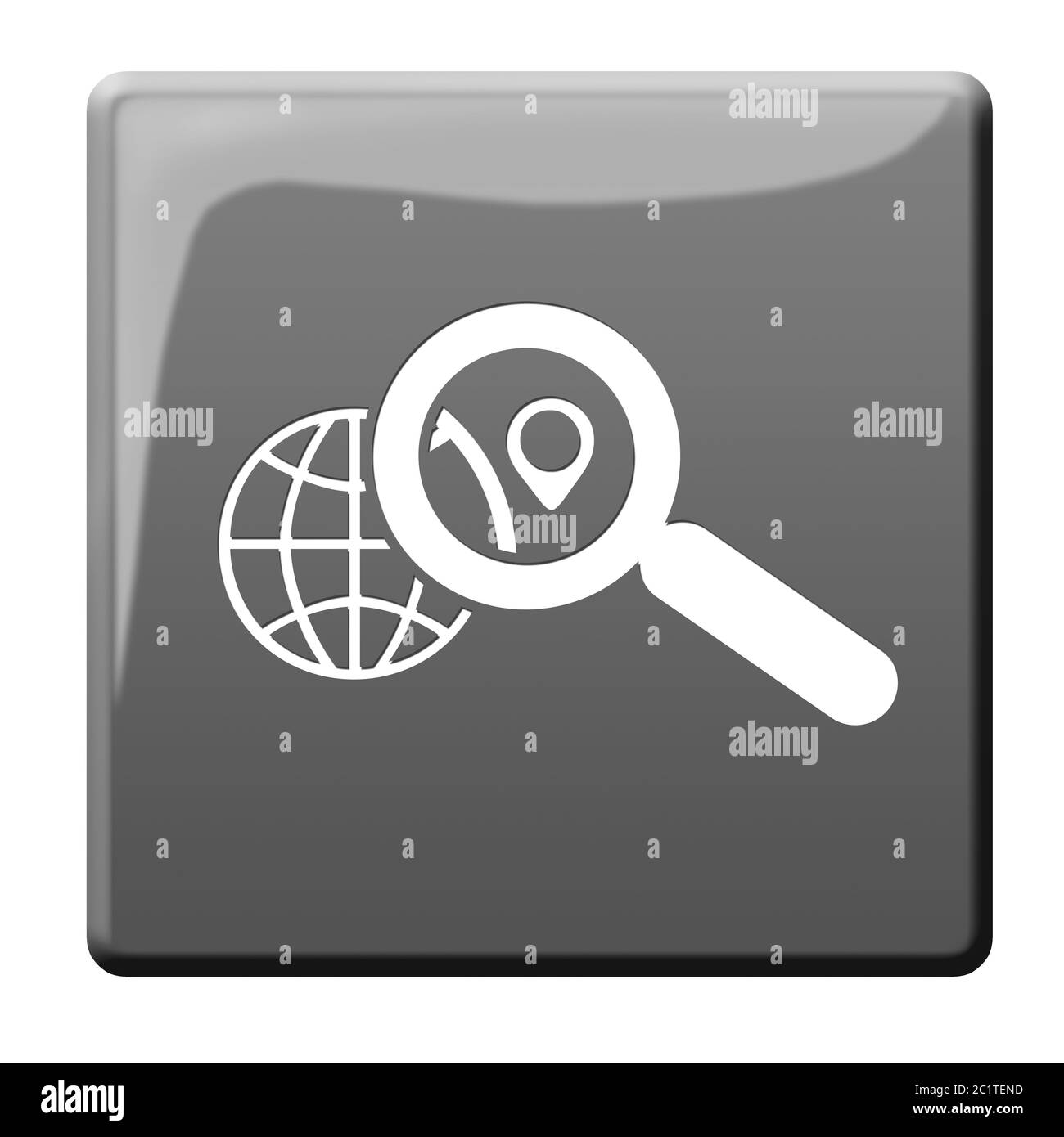 navigation - symbol button Stock Photo