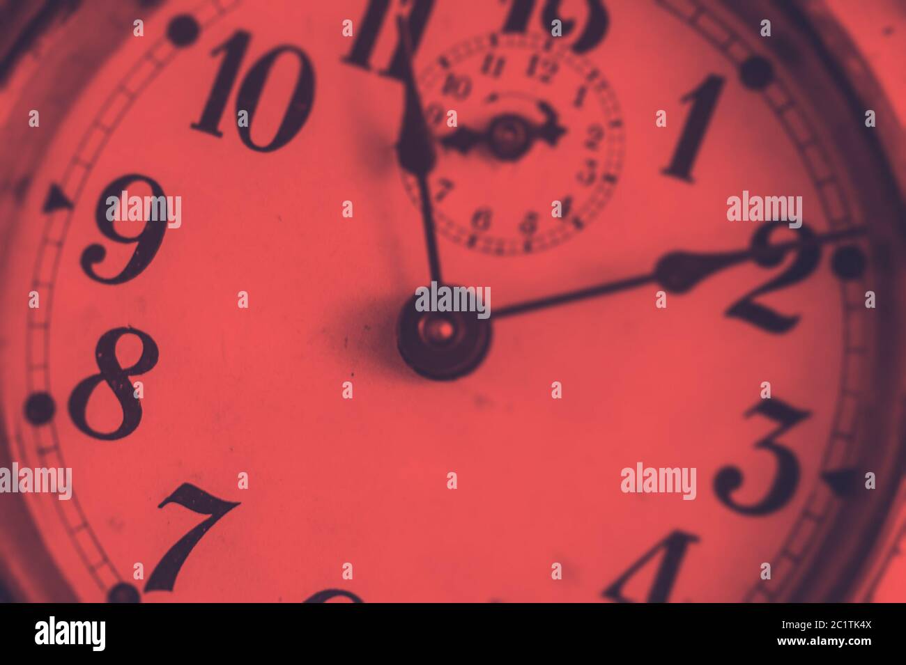 Detail of the hands of an ancient analogue clock Stock Photo Alamy
