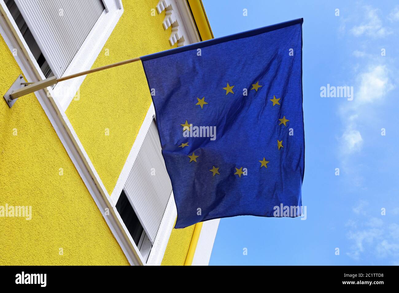 EU Flag Stock Photo
