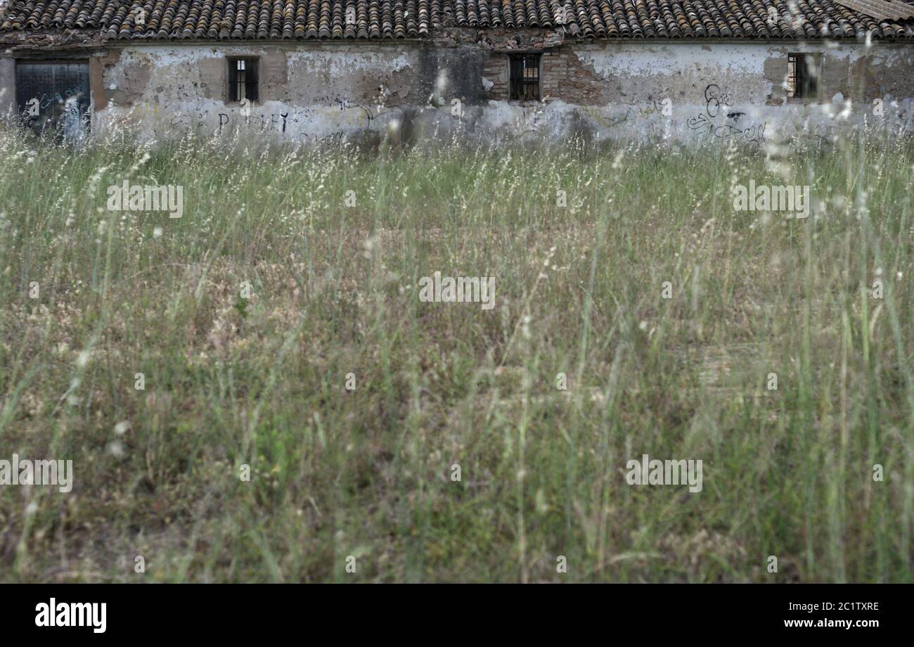 Old house in ruins Stock Photo