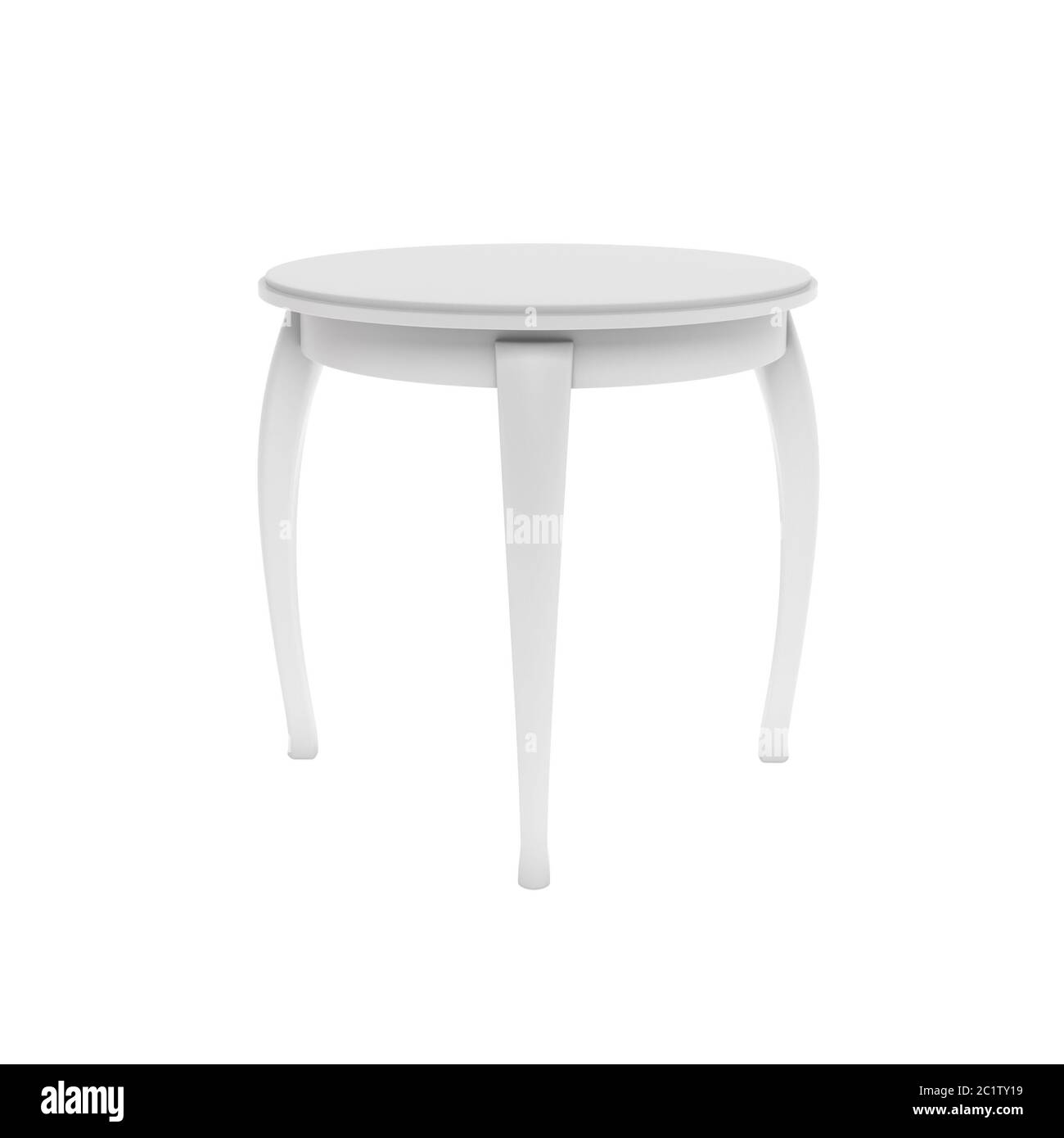 Table round wood isolated desk hires stock photography and images Alamy