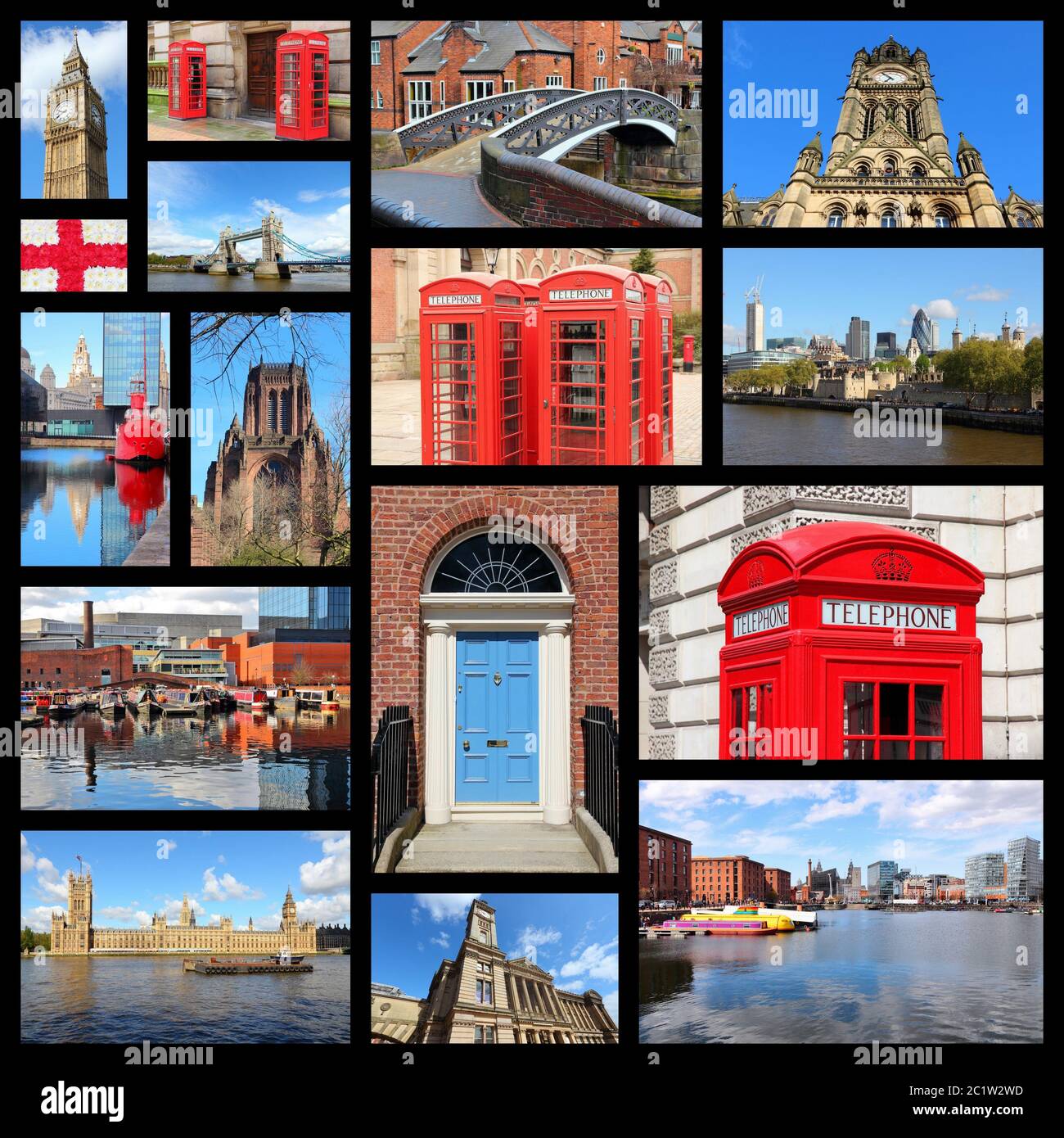 pic Places In Manchester United Kingdom https www alamy com england united kingdom places photo collage collage includes major cities like london birmingham manchester liverpool and bolton image362583465 html